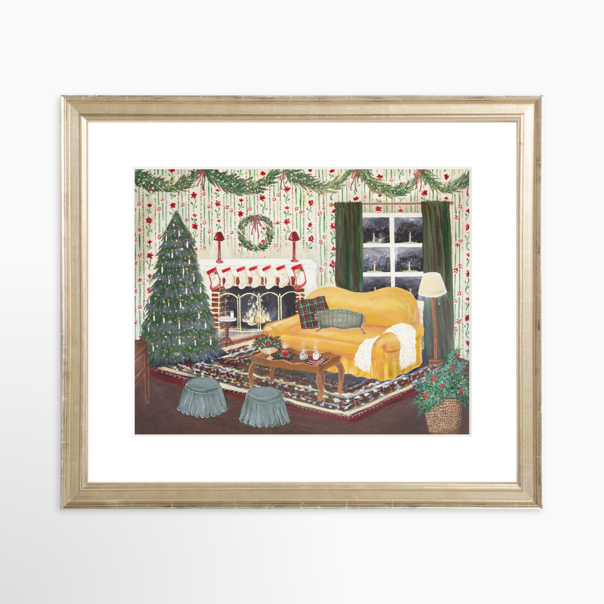 10x8 / Certificate Silver Frame + White Mat