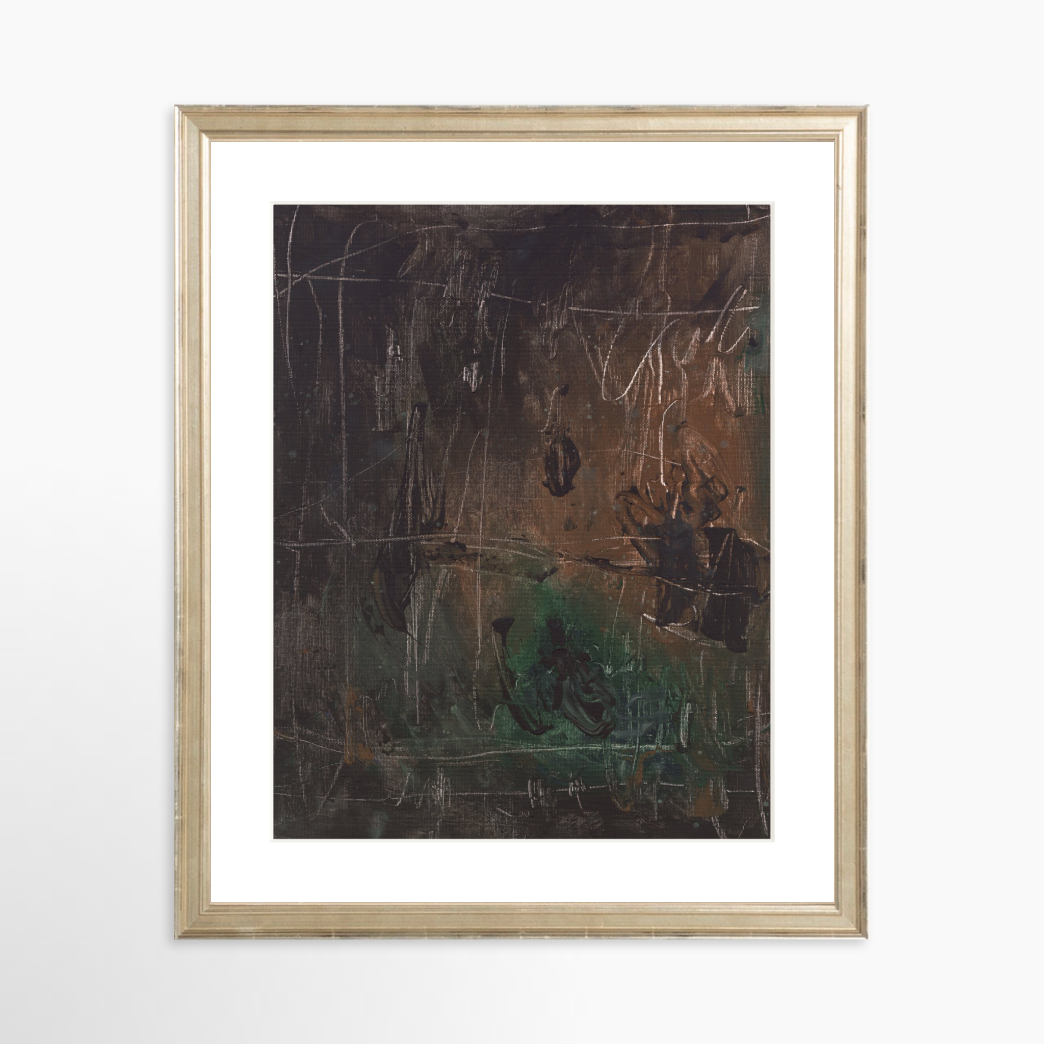 11x14 / Certificate Silver Frame + White Mat