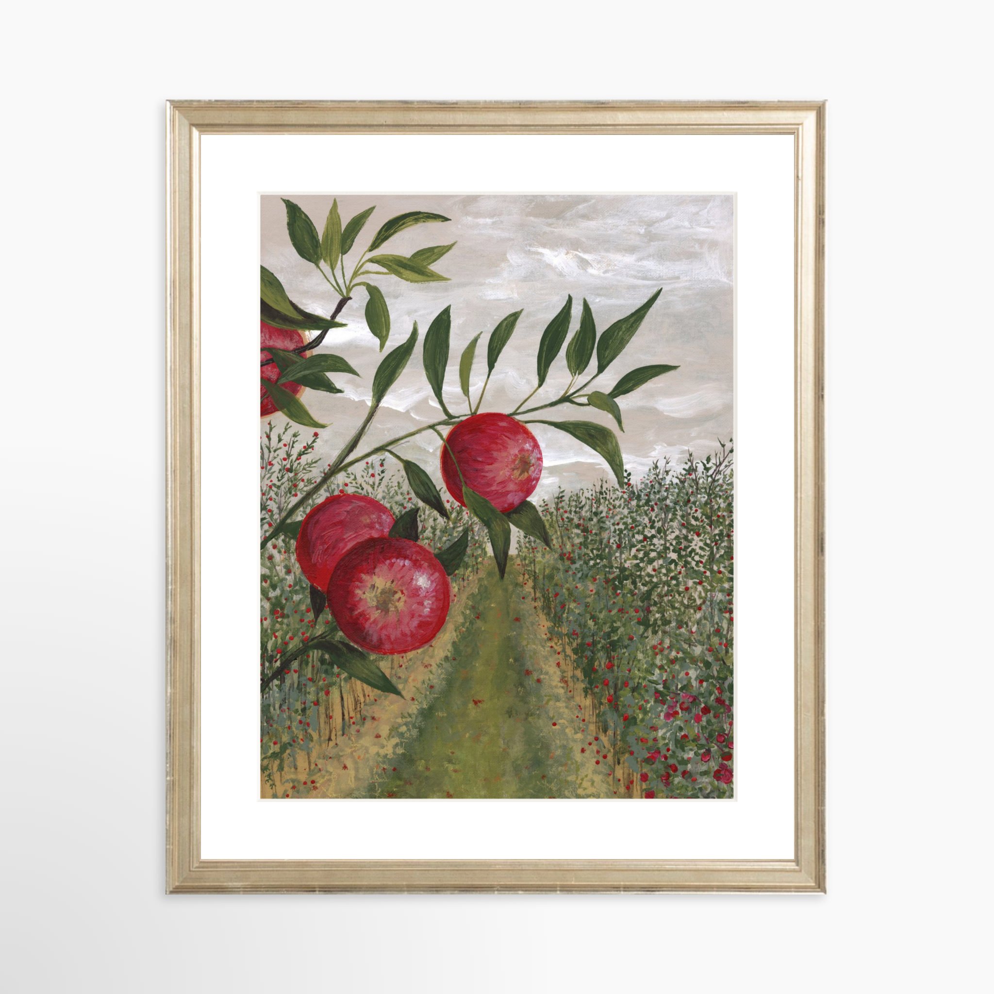 11x14 / Certificate Silver Frame + White Mat