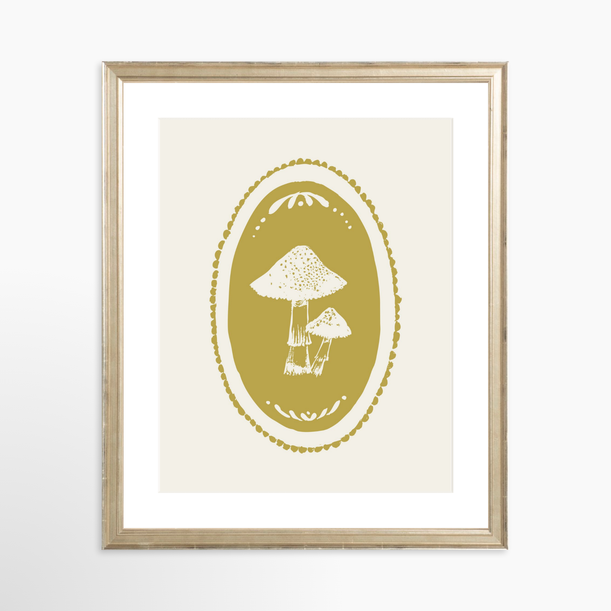 11x14 / Certificate Silver Frame + White Mat