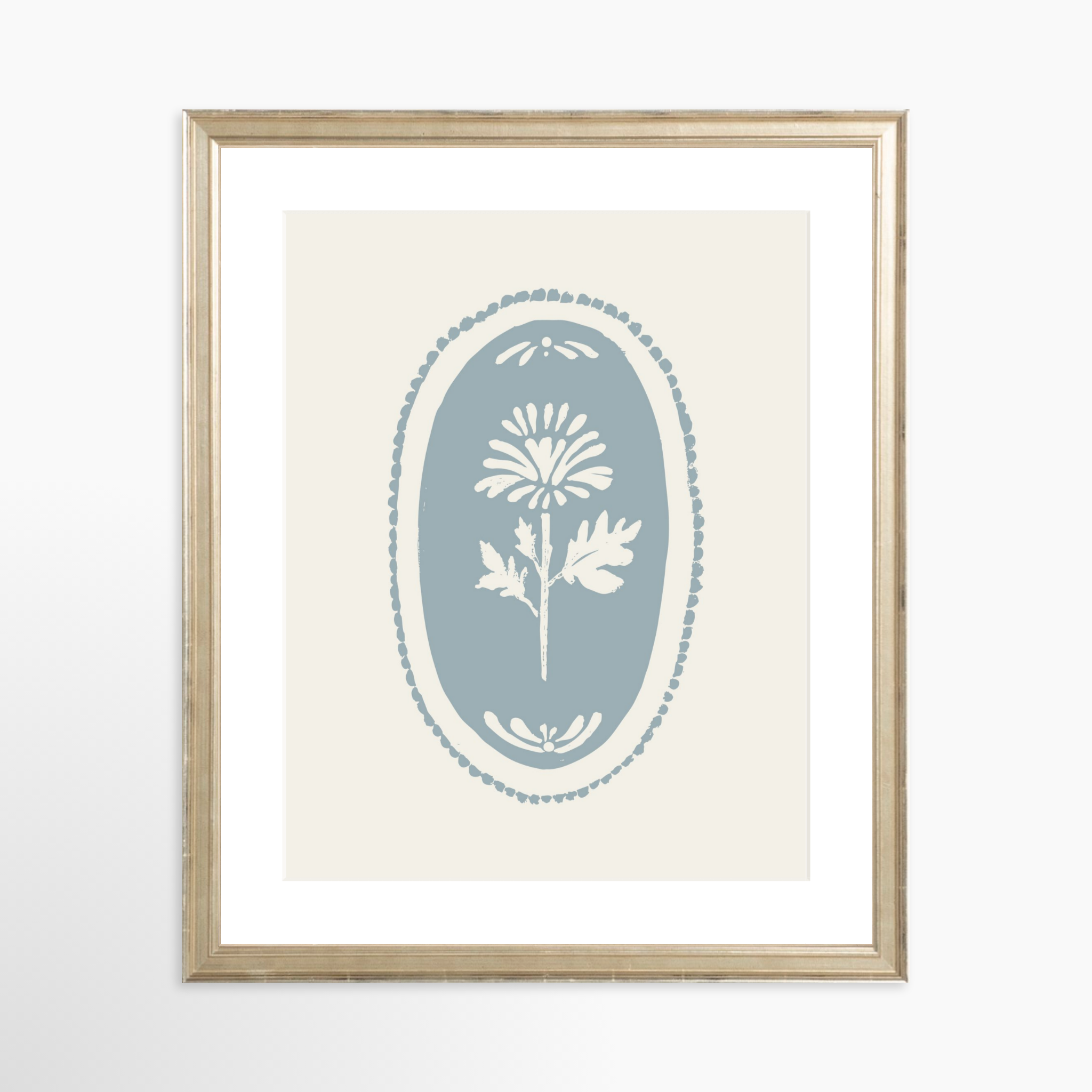 11x14 / Certificate Silver Frame + White Mat