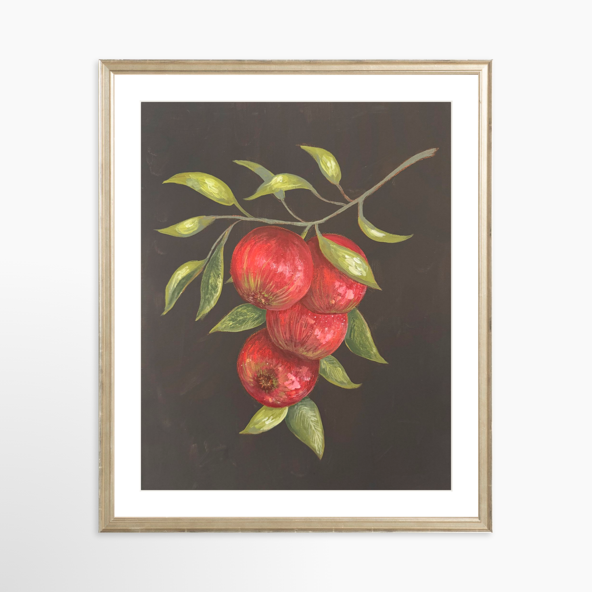 16x20 / Certificate Silver Frame + White Mat