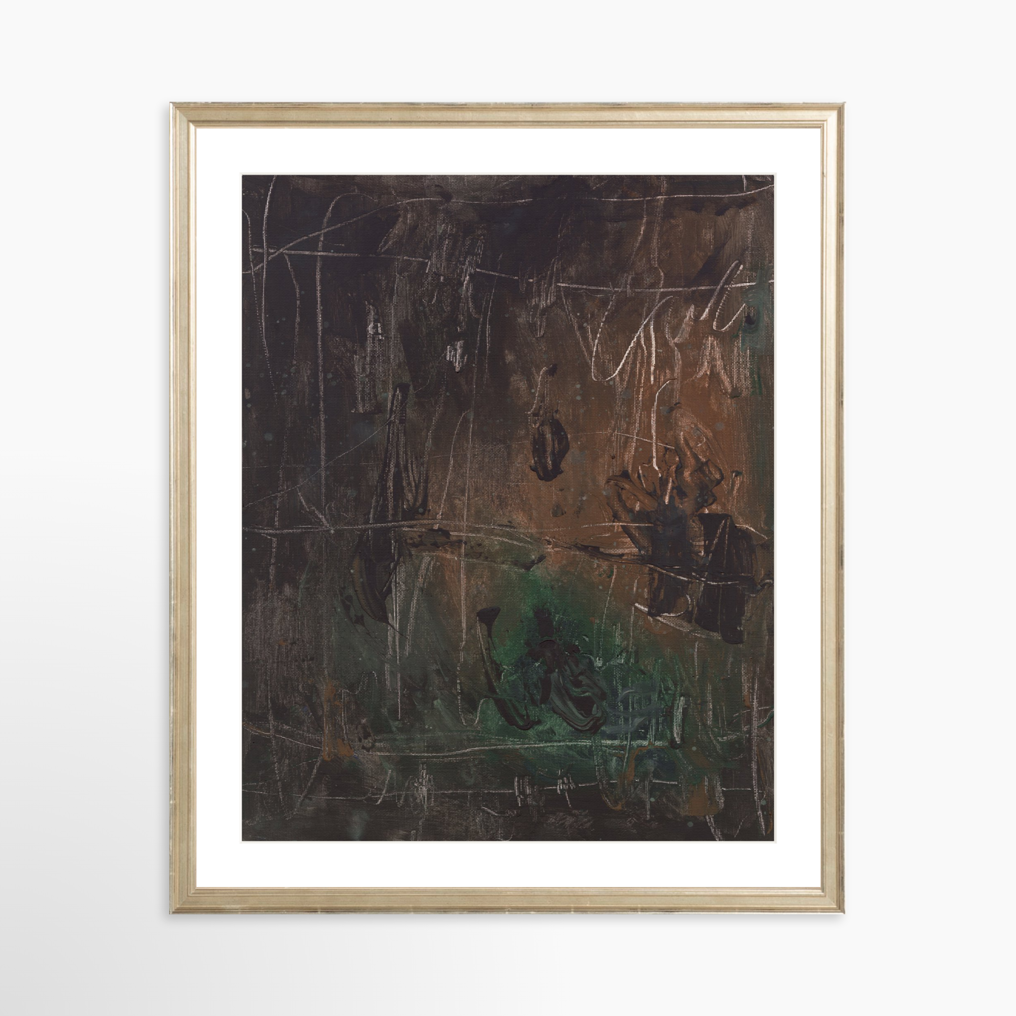 16x20 / Certificate Silver Frame + White Mat