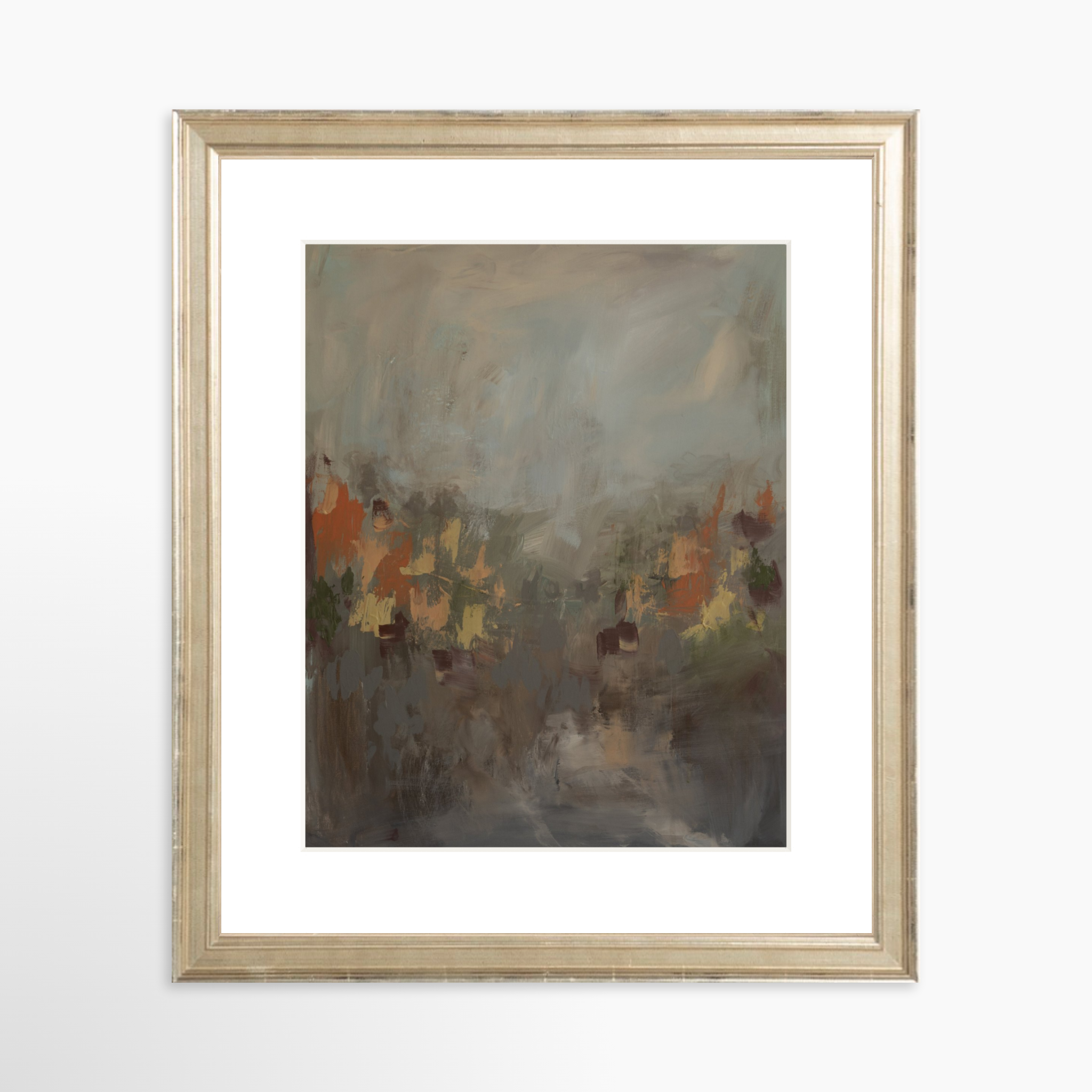 8x10 / Certificate Silver Frame + White Mat