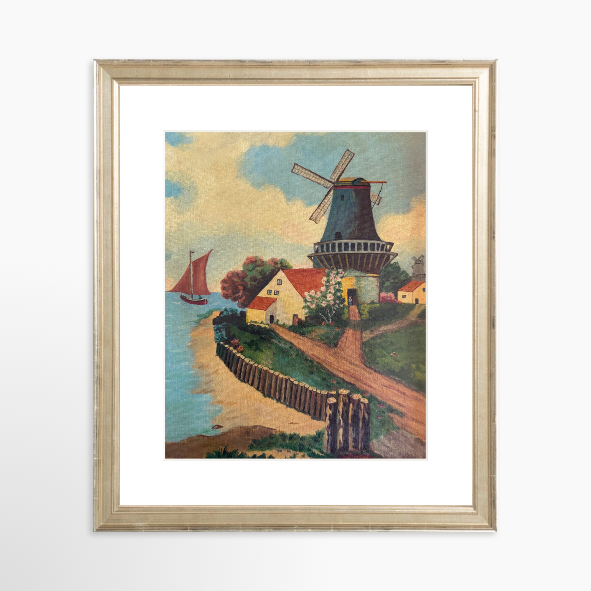 8x10 / Certificate Silver Frame + White Mat