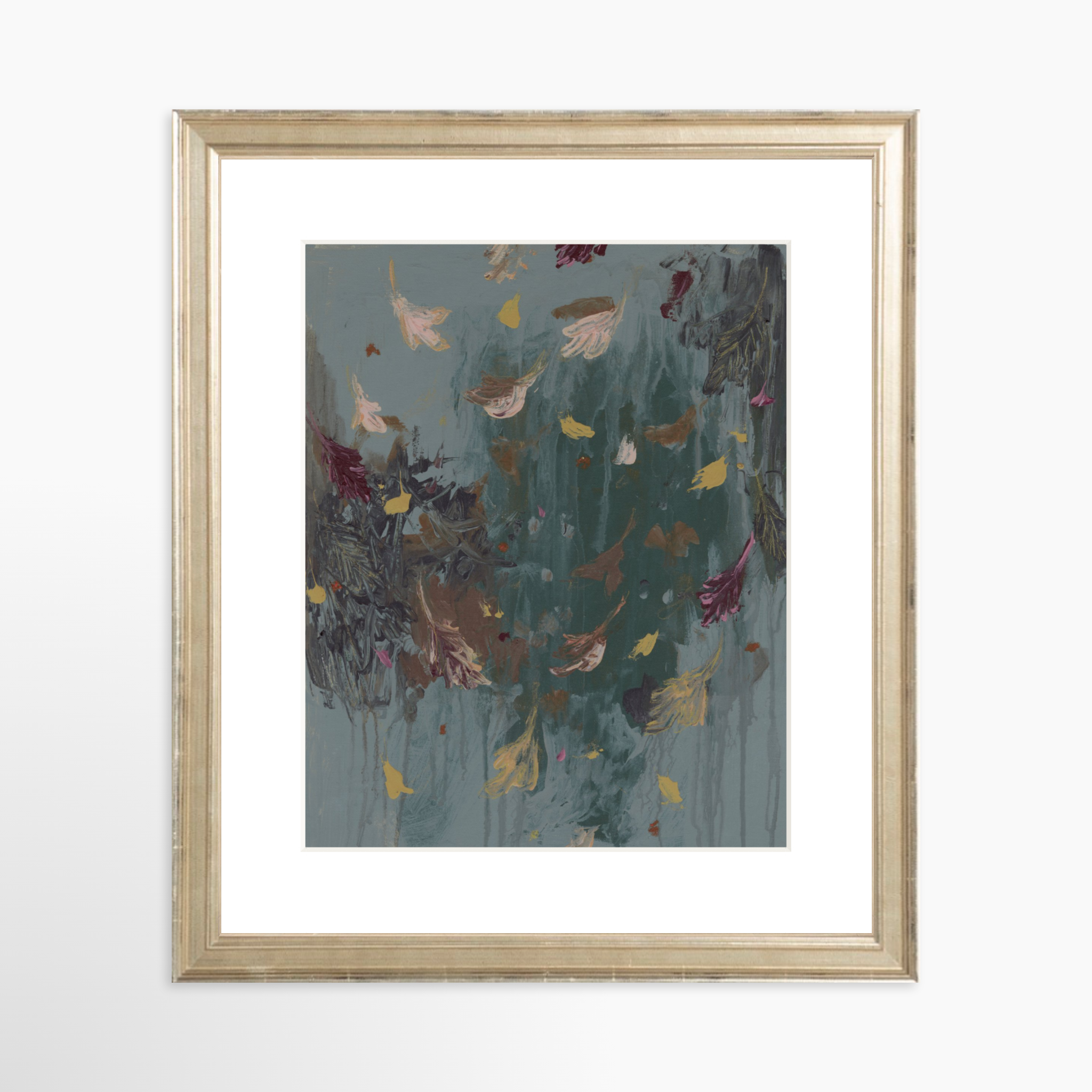 8x10 / Certificate Silver Frame + White Mat