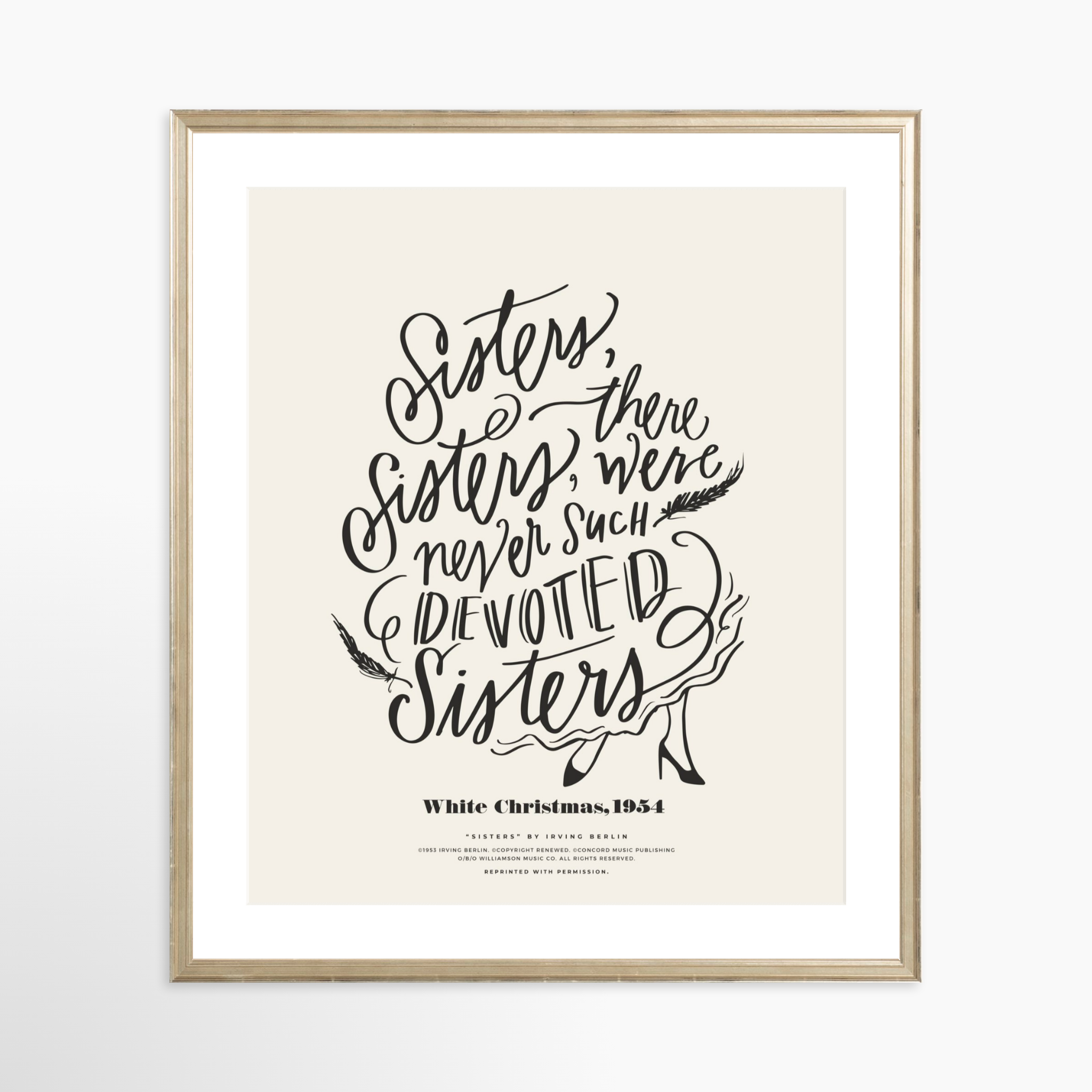 20x25 / Certificate Silver Frame + White Mat