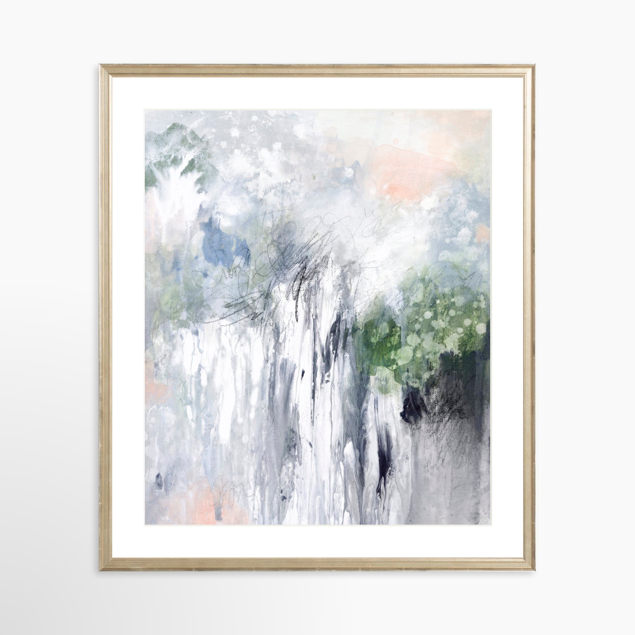 20x25 / Certificate Silver Frame + White Mat