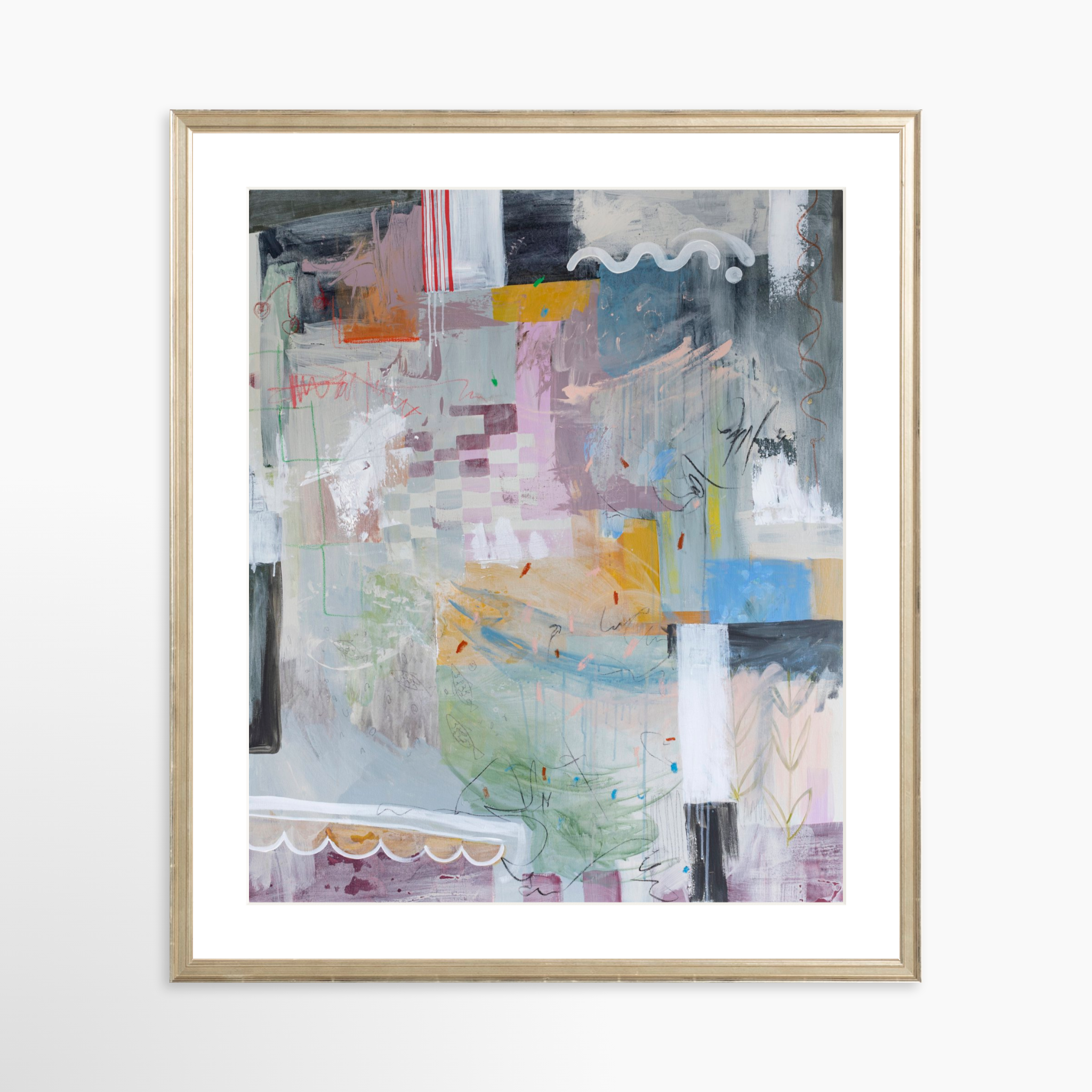 20x25 / Certificate Silver Frame + White Mat