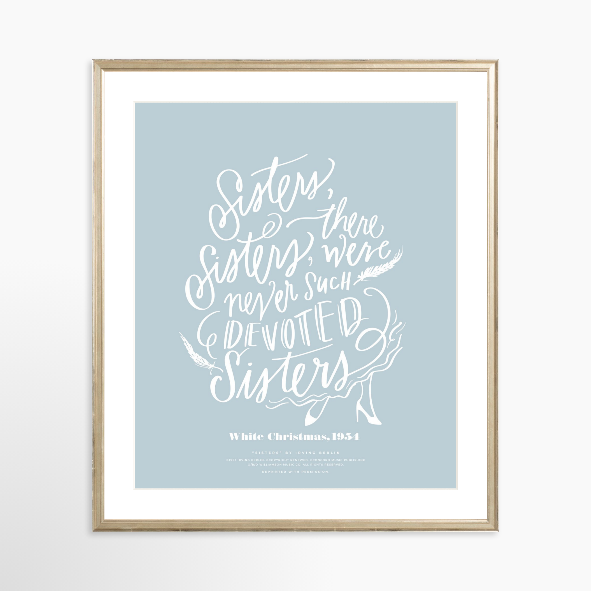 20x25 / Certificate Silver Frame + White Mat