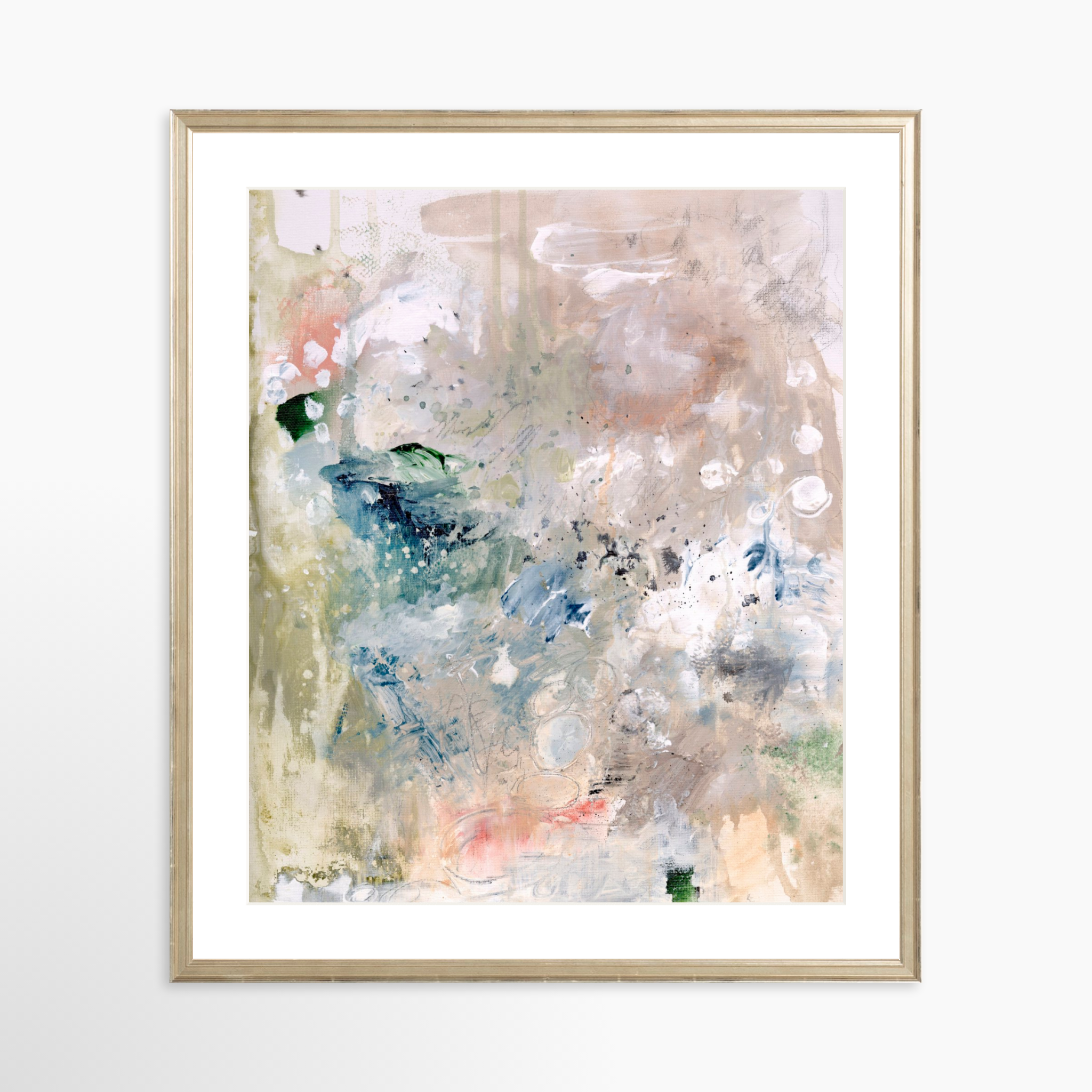 20x25 / Certificate Silver Frame + White Mat