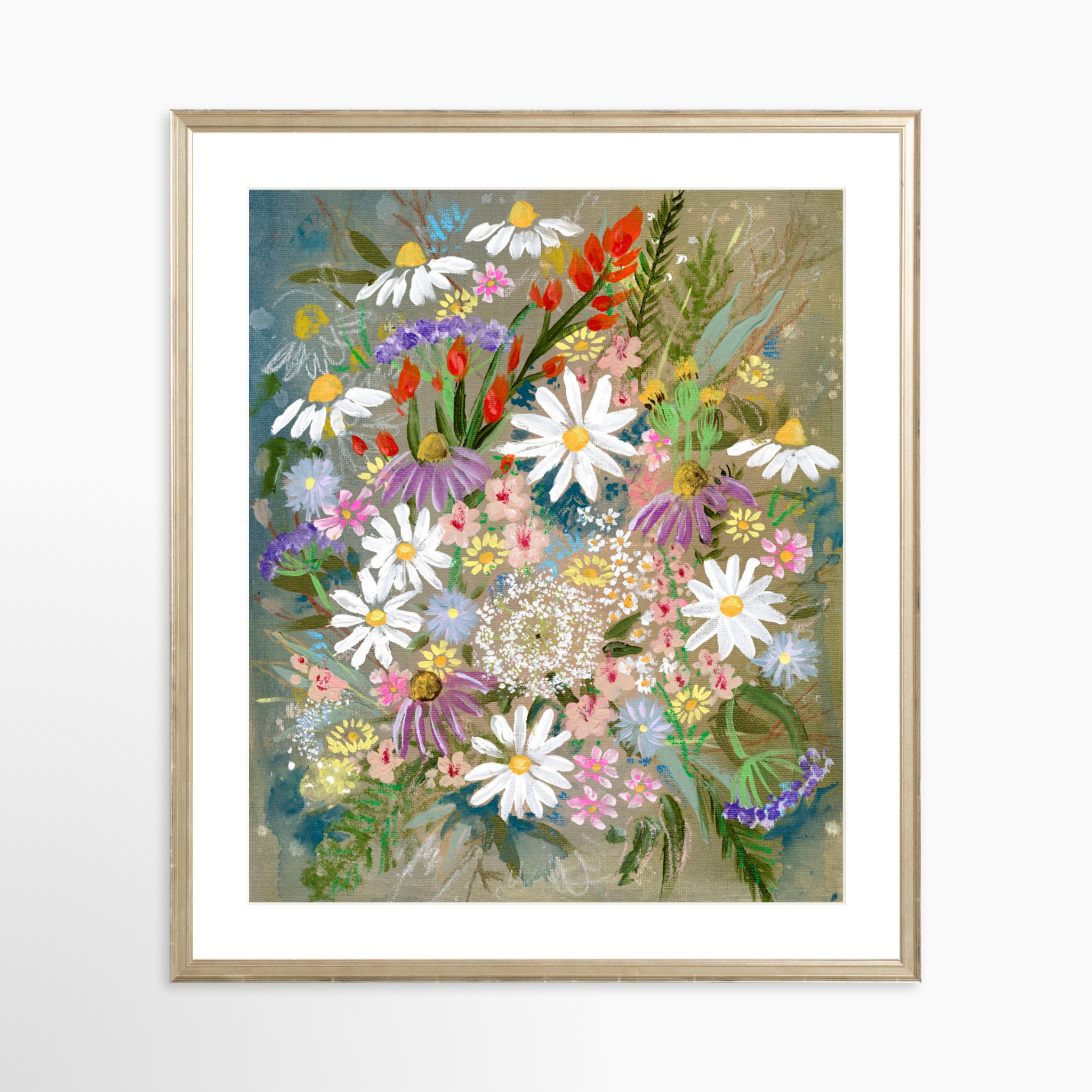 20x25 / Certificate Silver Frame + White Mat