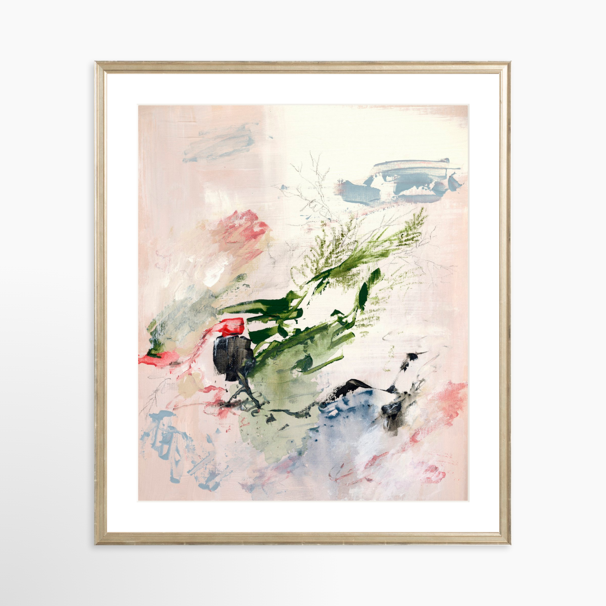 20x25 / Certificate Silver Frame + White Mat