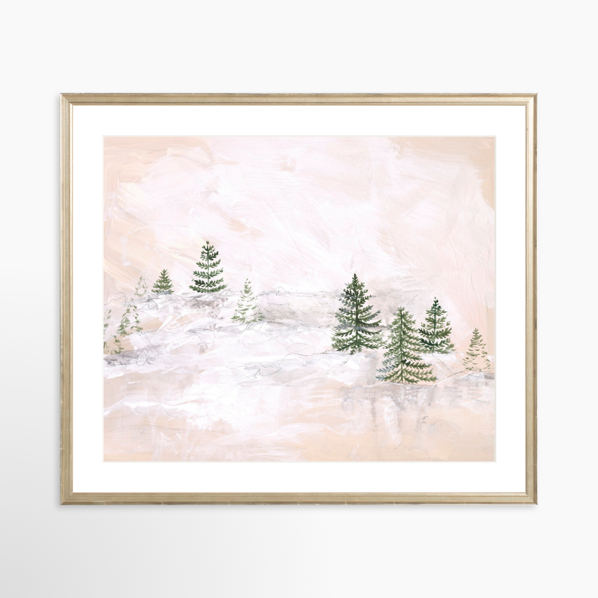 25x20 / Certificate Silver Frame + White Mat