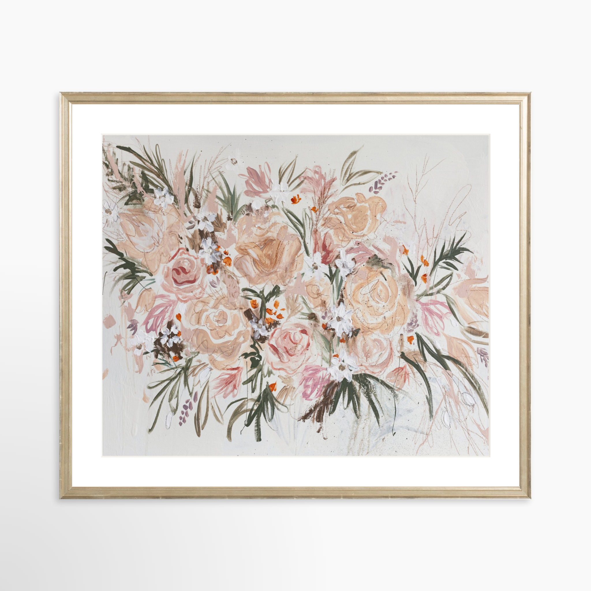 25x20 / Certificate Silver Frame + White Mat