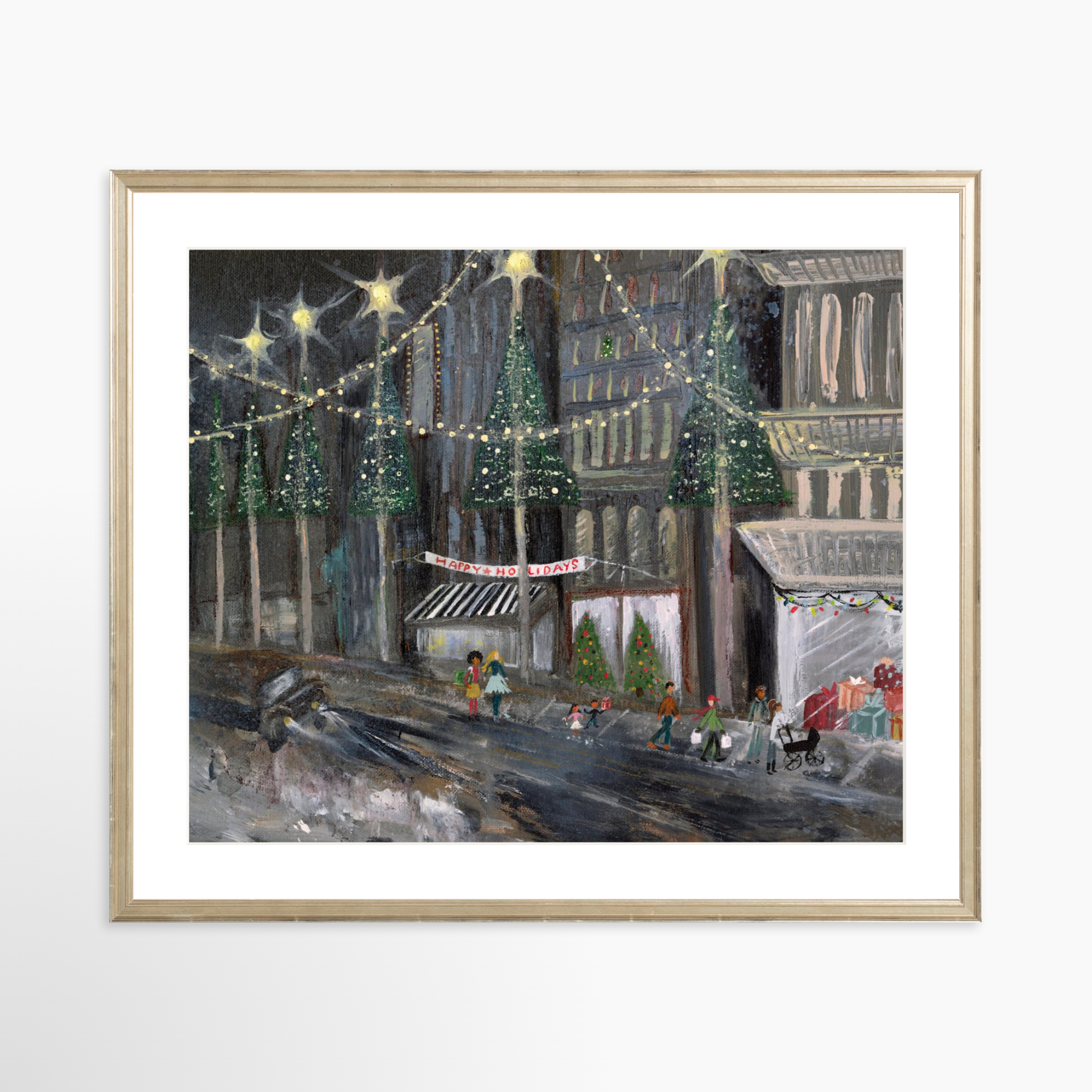 25x20 / Certificate Silver Frame + White Mat