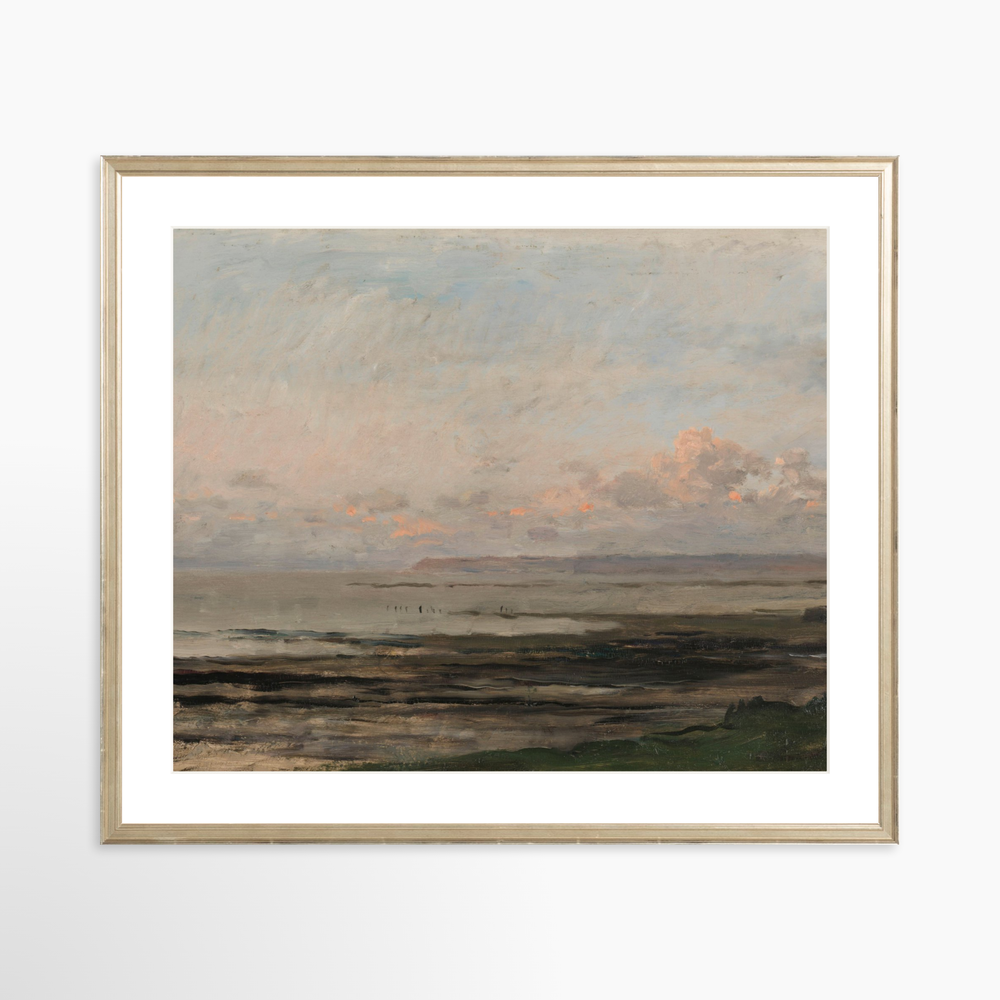 25x20 / Certificate Silver Frame + White Mat