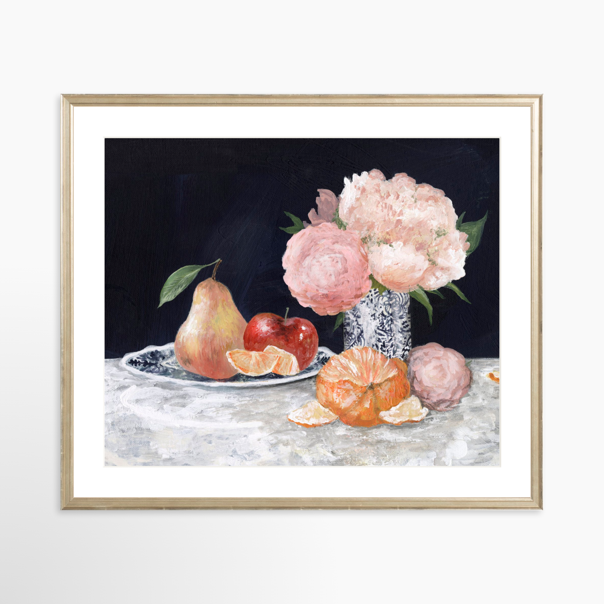 25x20 / Certificate Silver Frame + White Mat