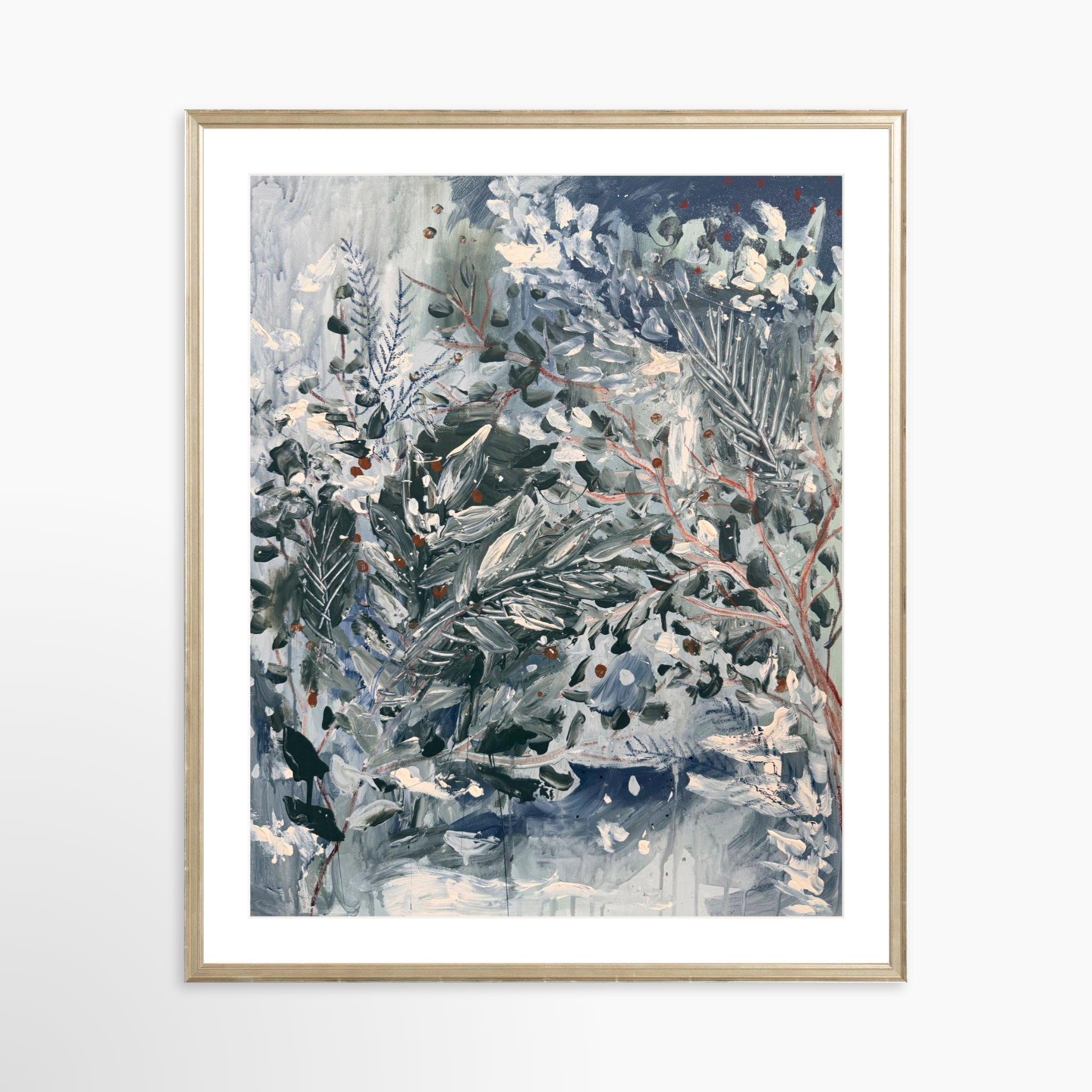 24x30 / Certificate Silver Frame + White Mat