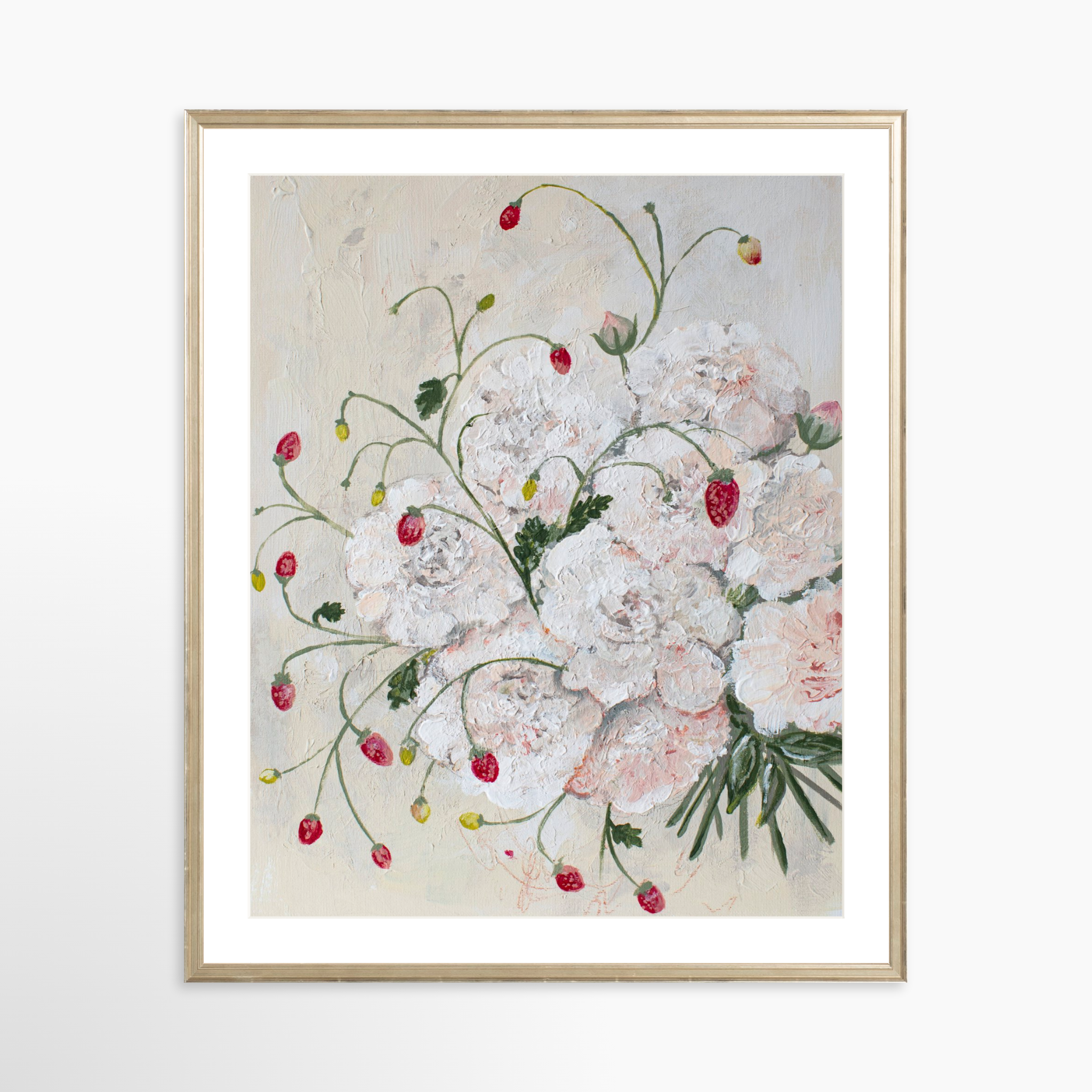 24x30 / Certificate Silver Frame + White Mat