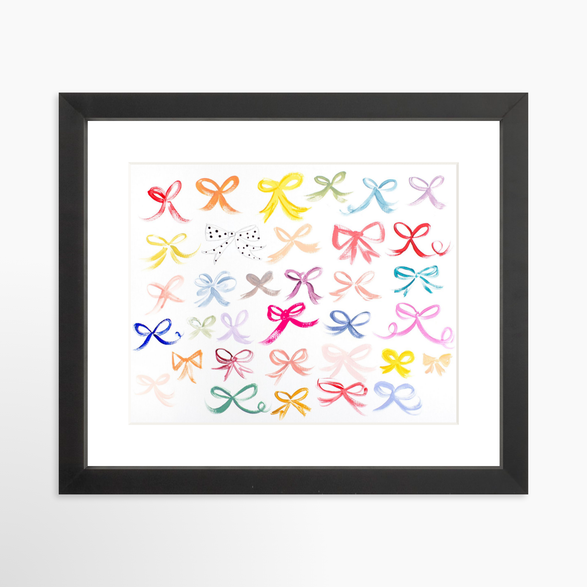 10x8 / Black Frame + White Mat