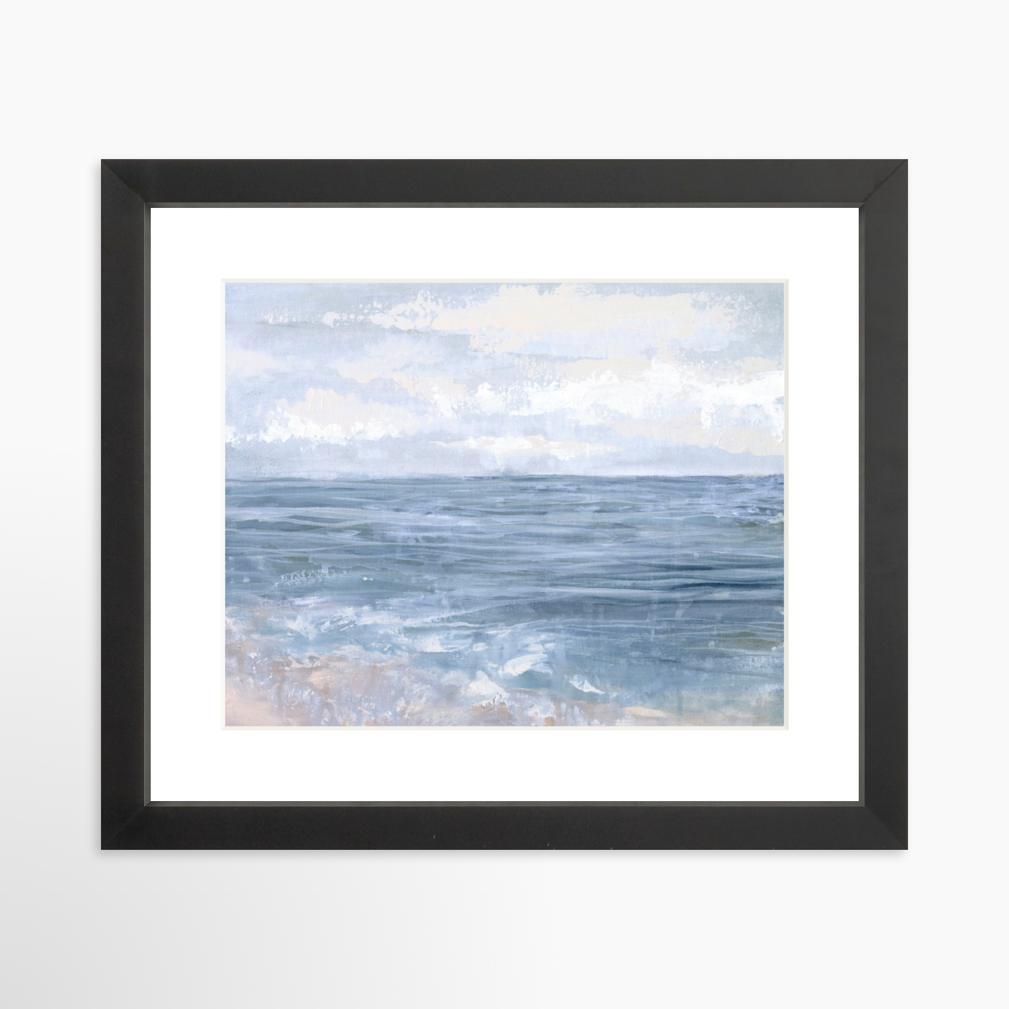 10x8 / Black Frame + White Mat
