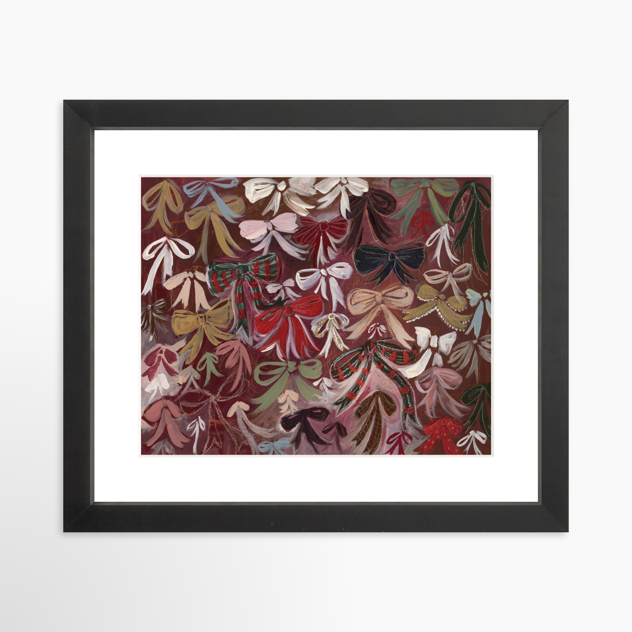 10x8 / Black Frame + White Mat