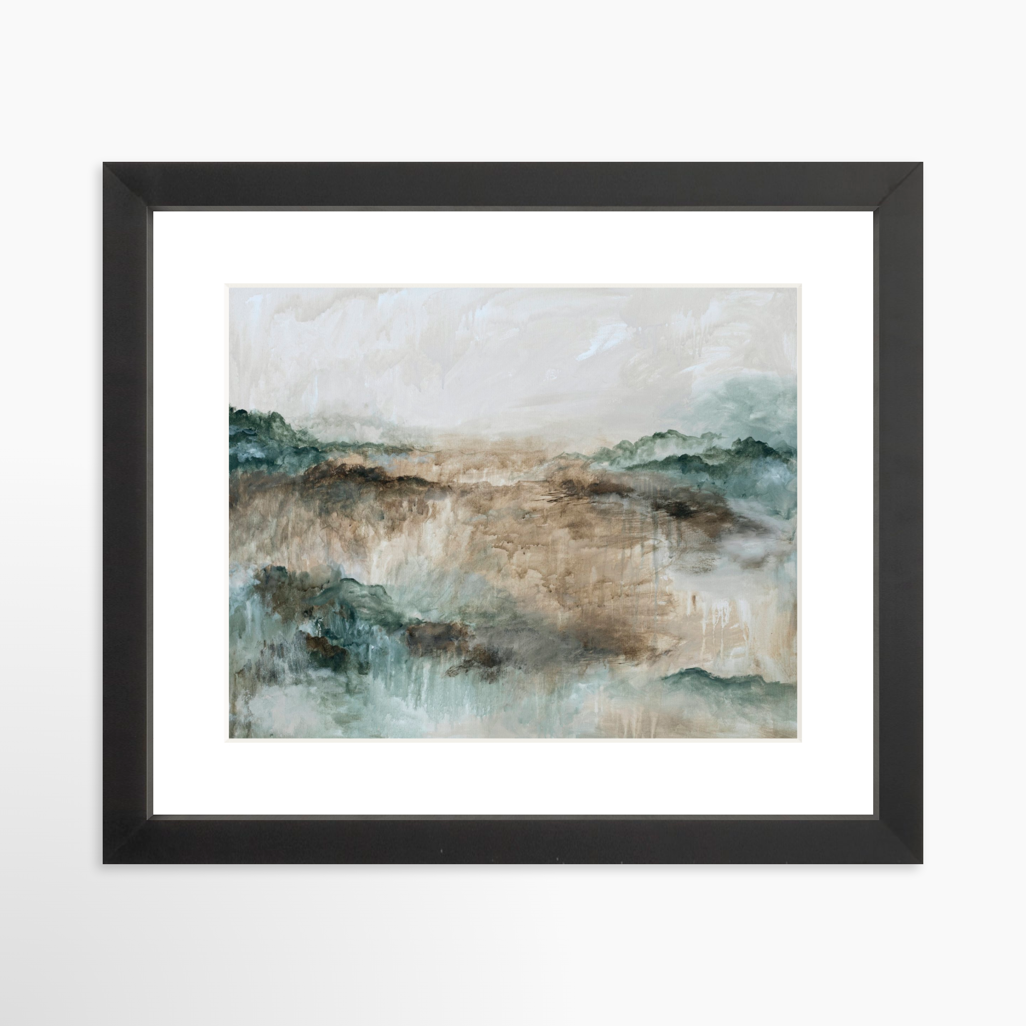 10x8 / Black Frame + White Mat