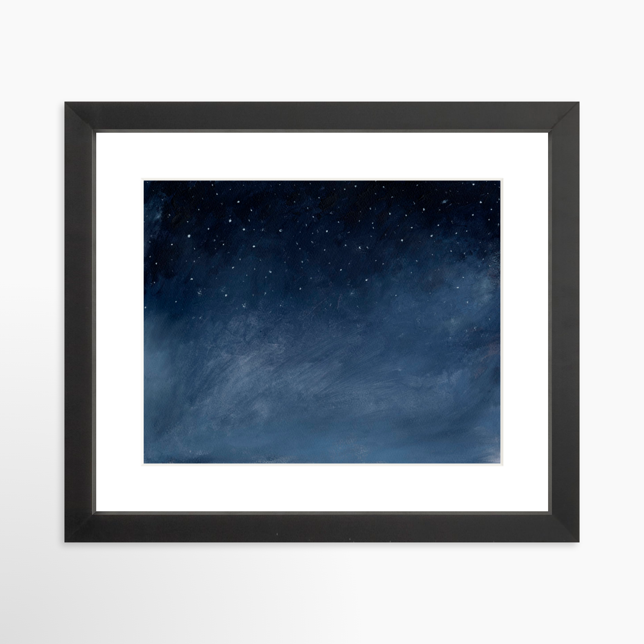 10x8 / Black Frame + White Mat