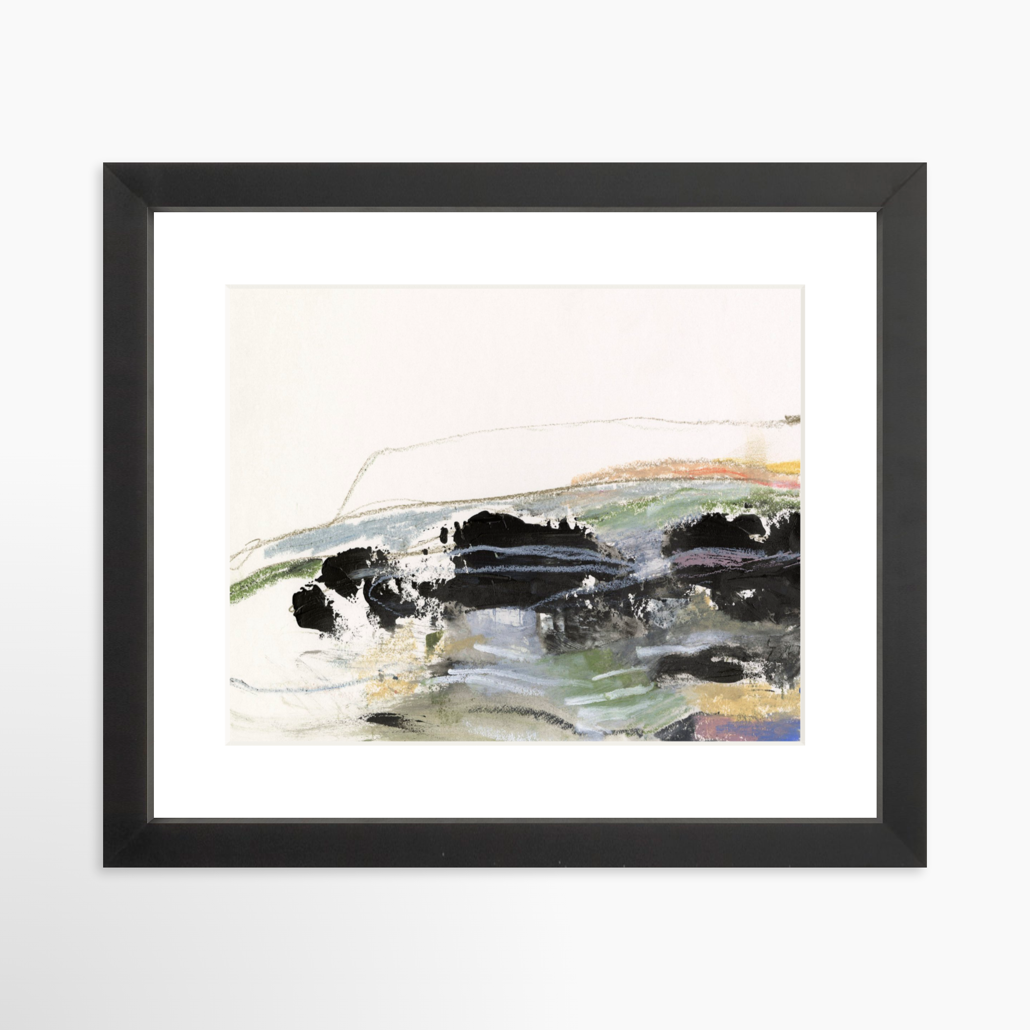 10x8 / Black Frame + White Mat