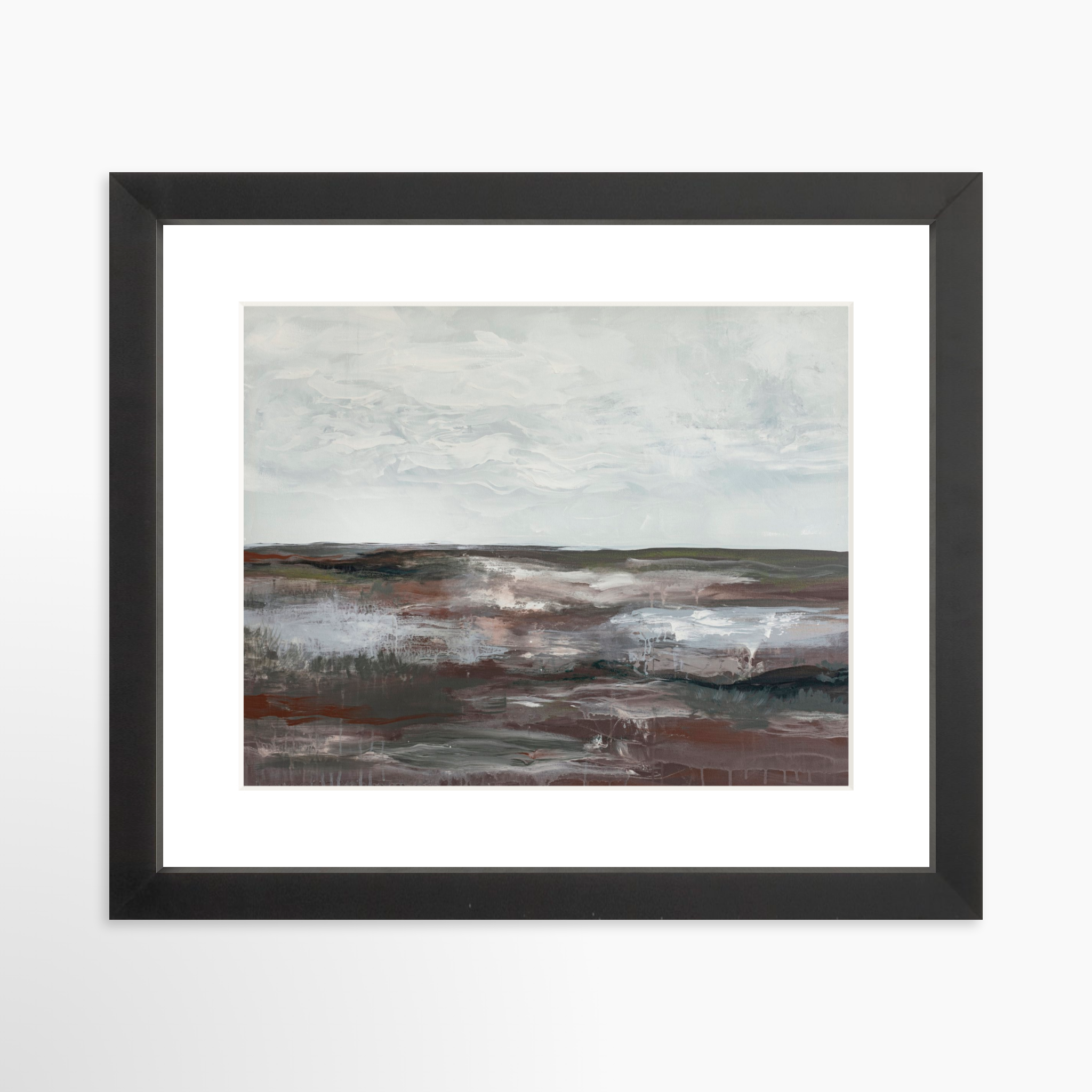 10x8 / Black Frame + White Mat
