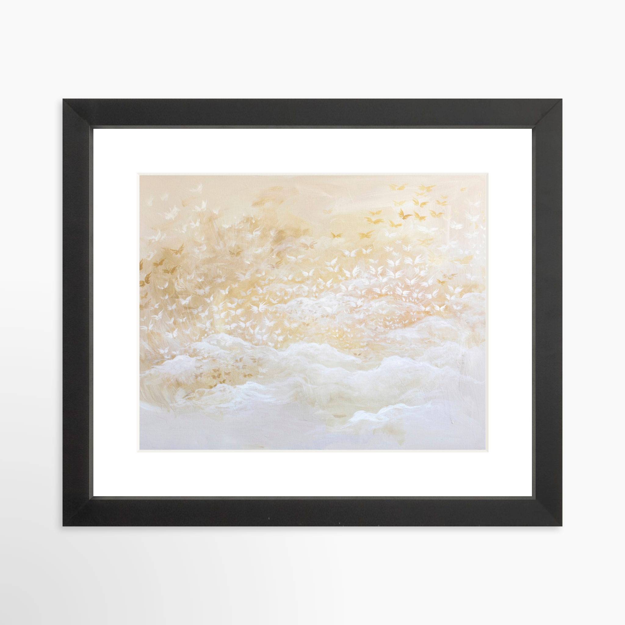 10x8 / Black Frame + White Mat