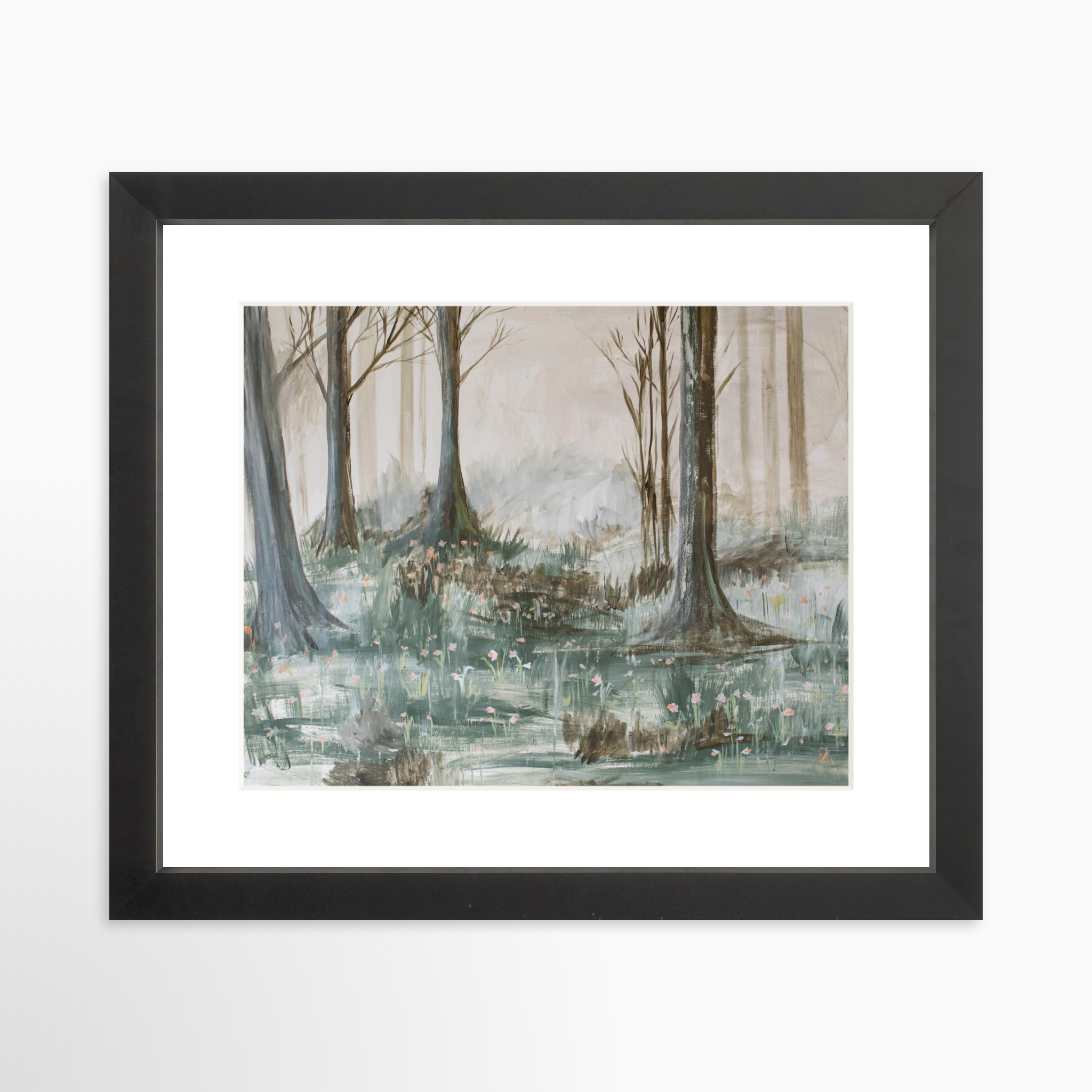 10x8 / Black Frame + White Mat
