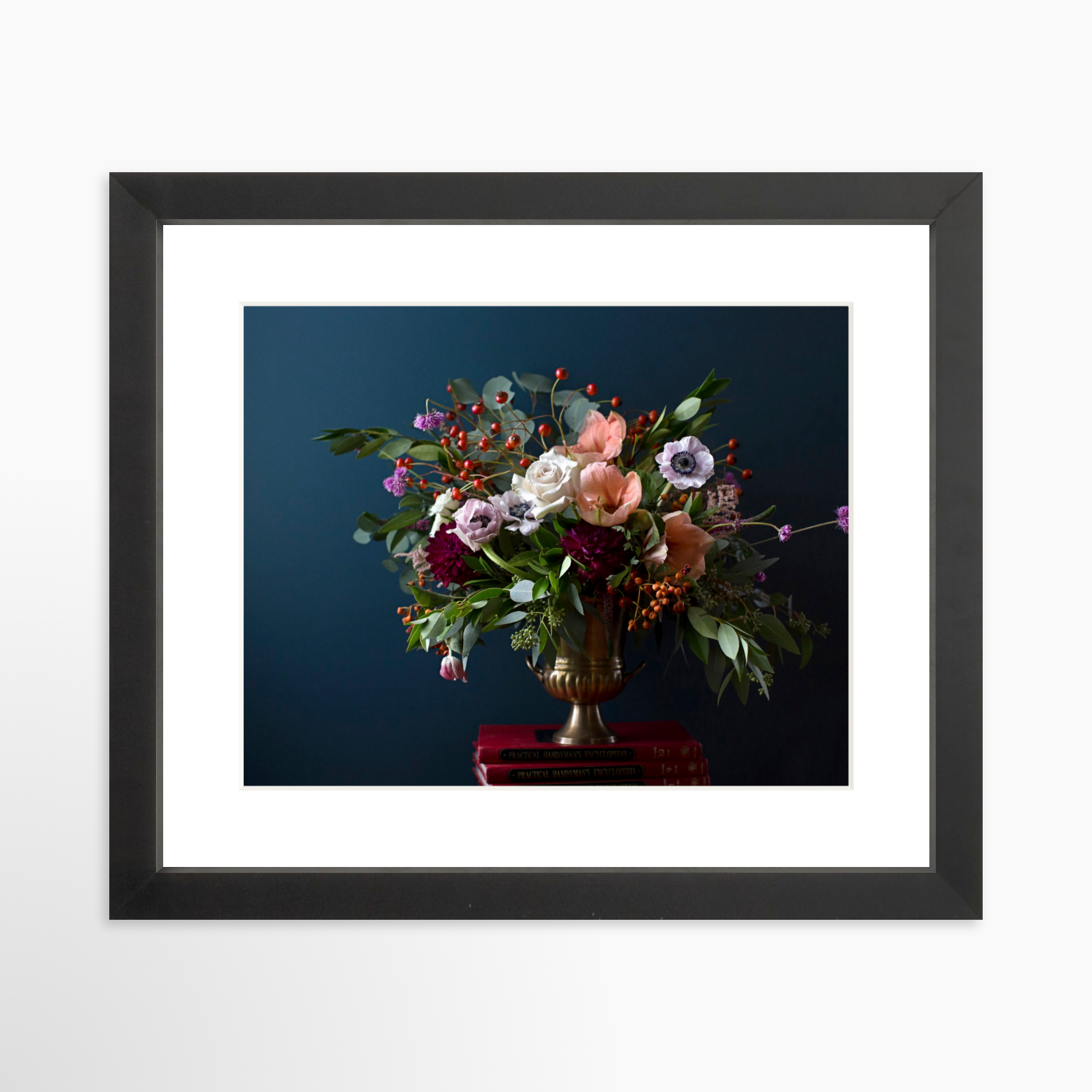 10x8 / Black Frame + White Mat