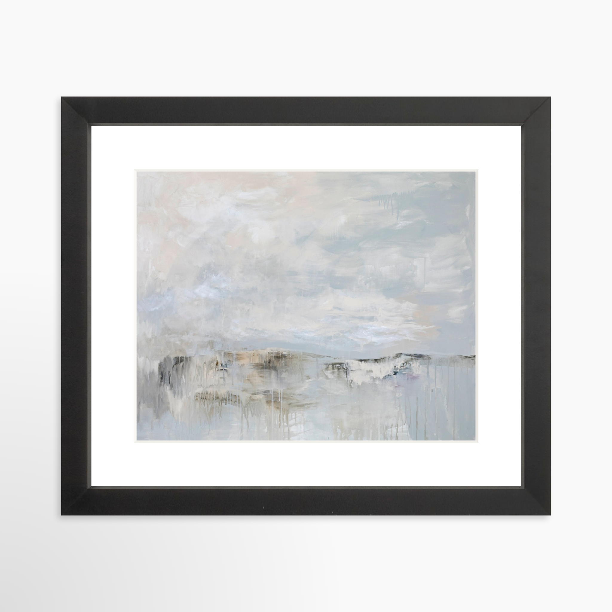 10x8 / Black Frame + White Mat