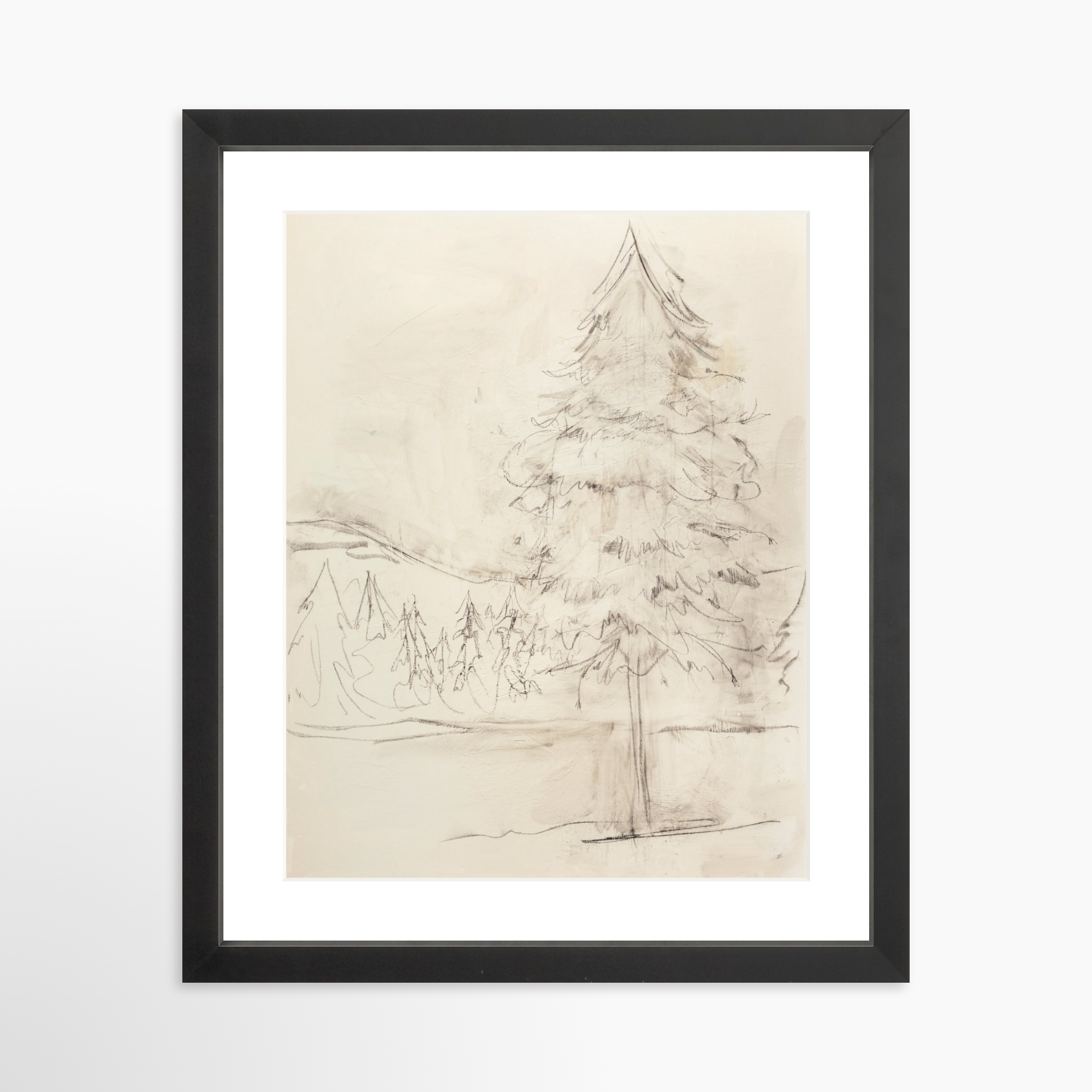 11x14 / Black Frame + White Mat