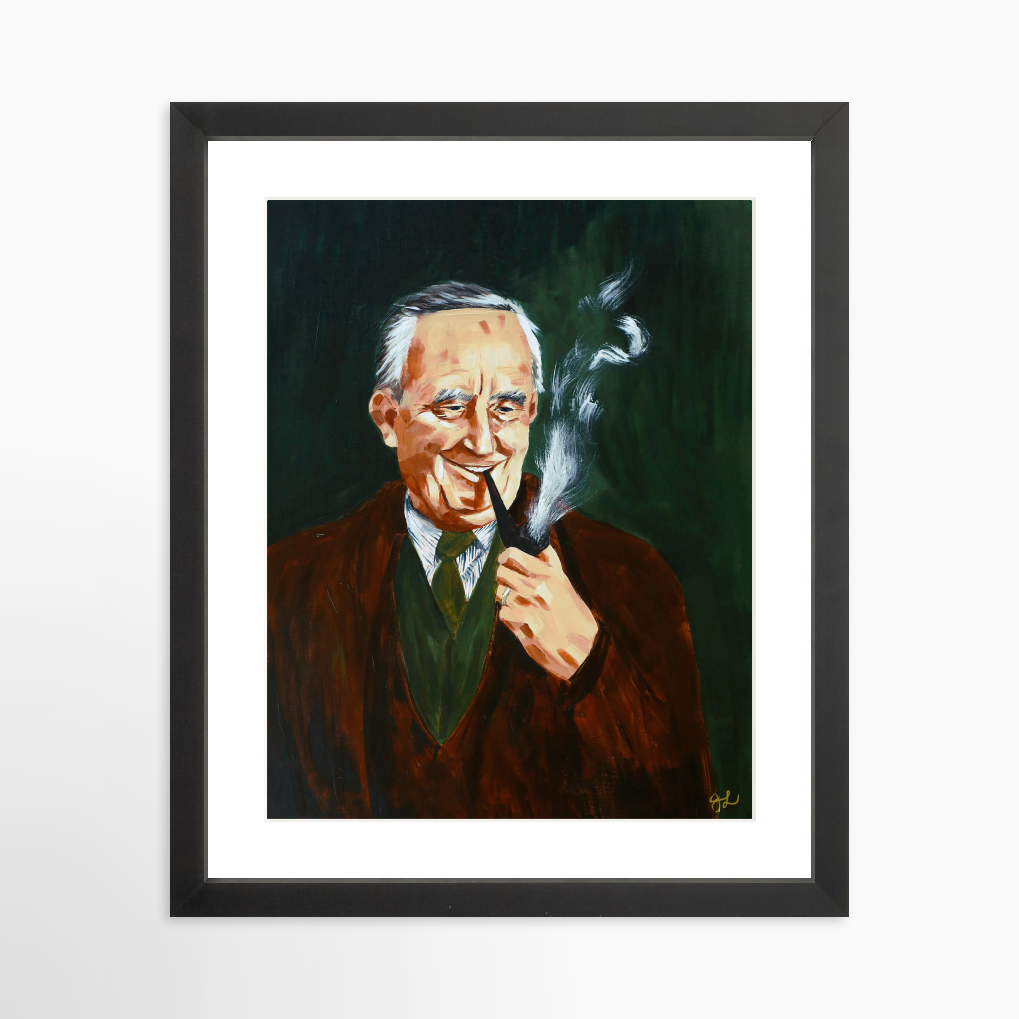 11x14 / Black Frame + White Mat