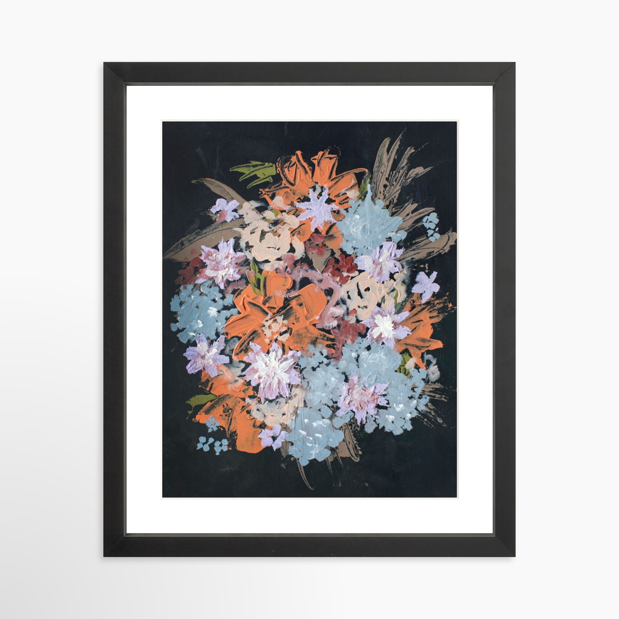 11x14 / Black Frame + White Mat