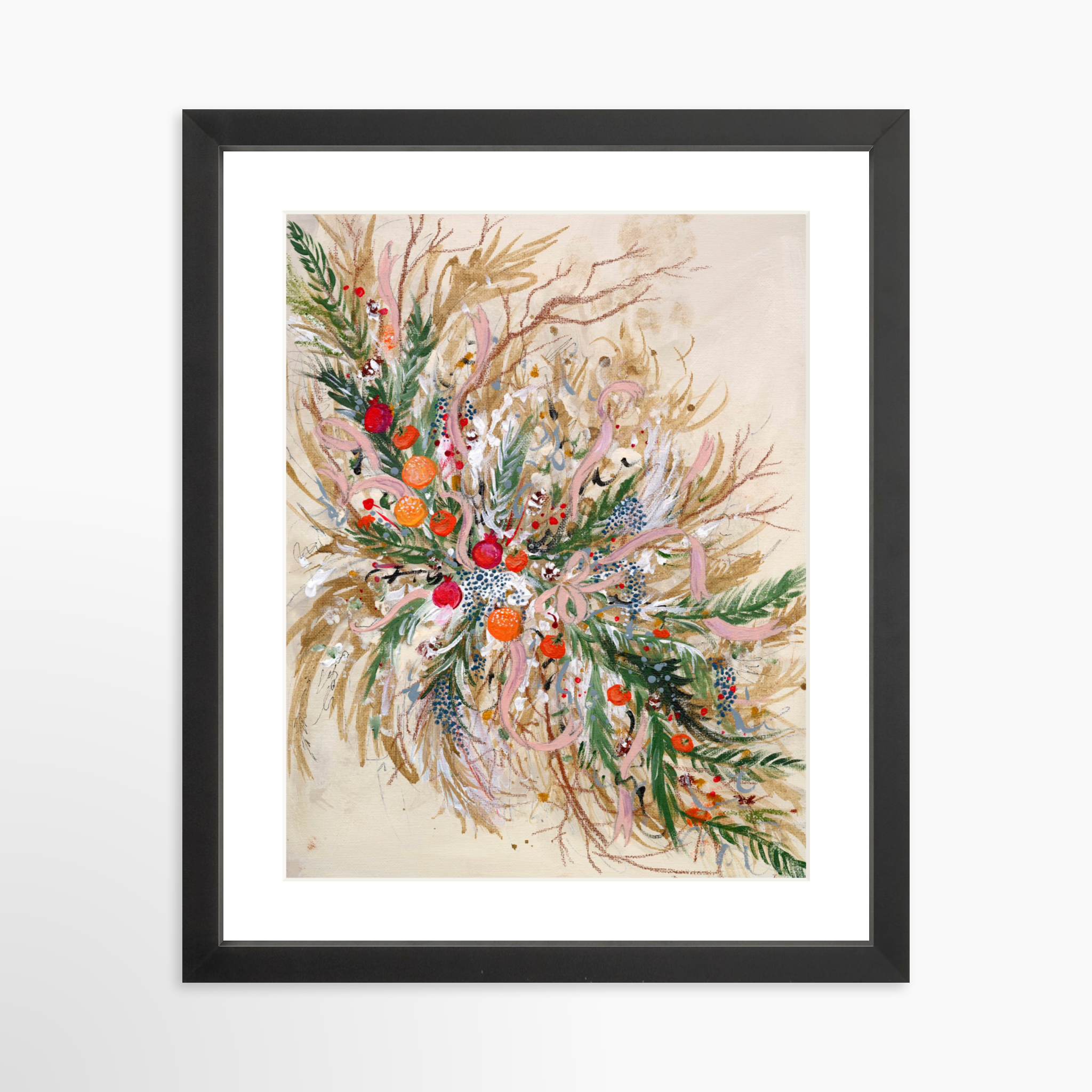 11x14 / Black Frame + White Mat