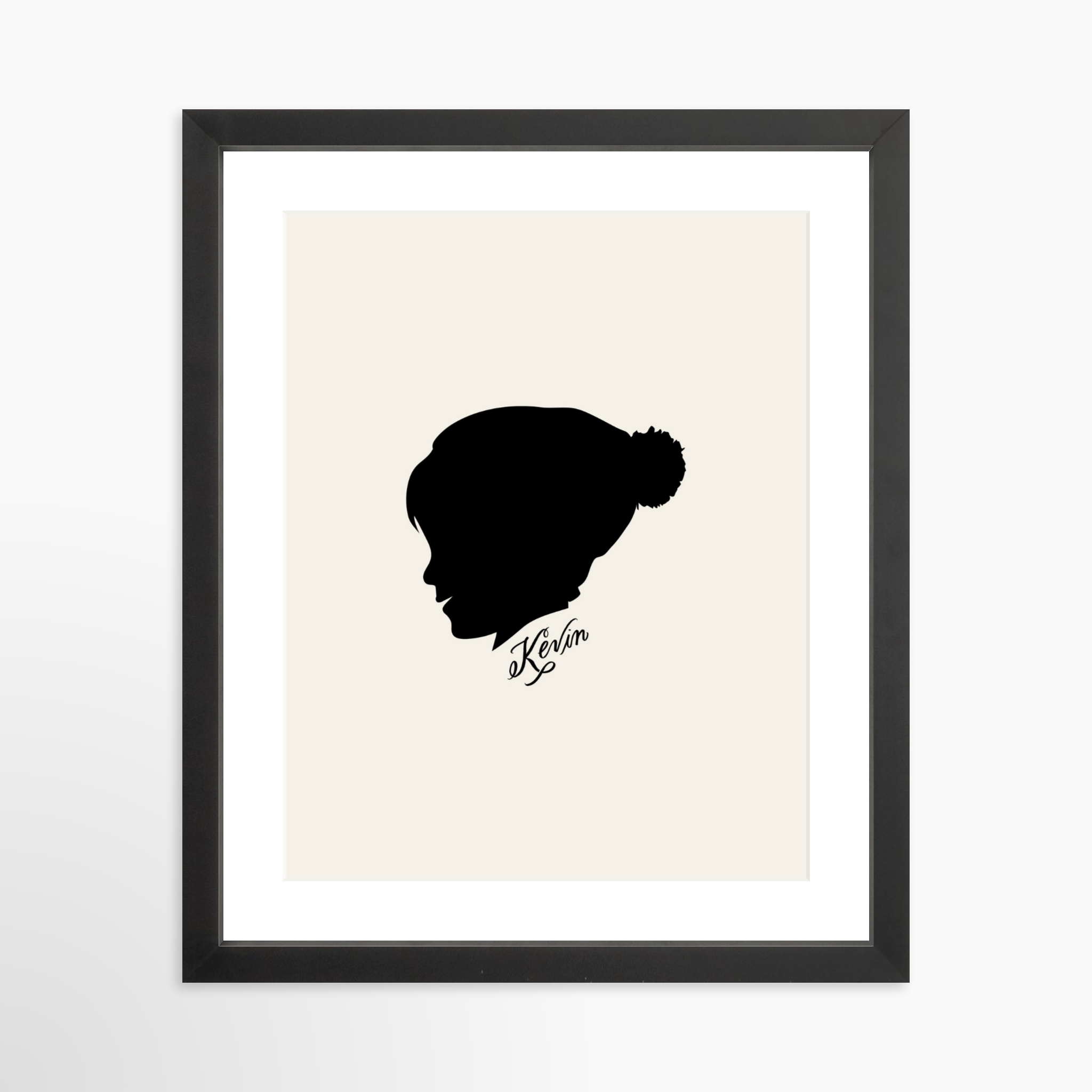 11x14 / Black Frame + White Mat
