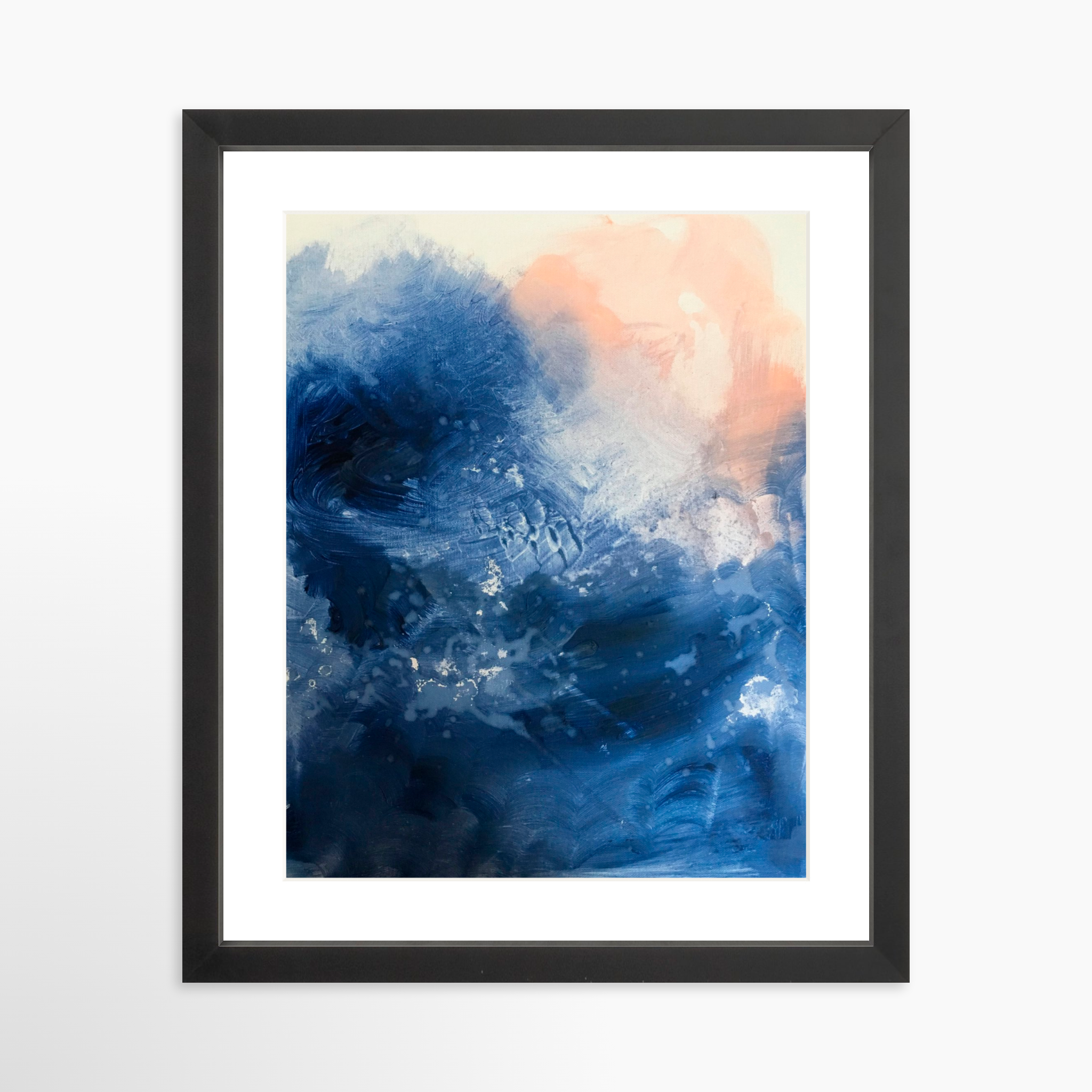 11x14 / Black Frame + White Mat