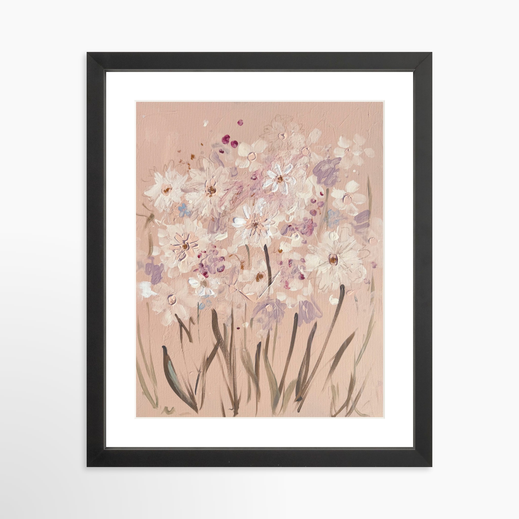 11x14 / Black Frame + White Mat