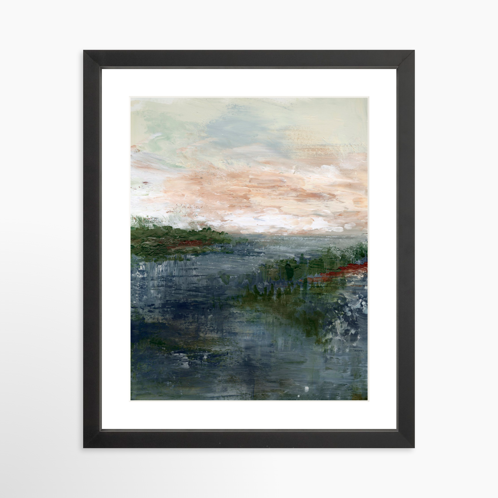 11x14 / Black Frame + White Mat
