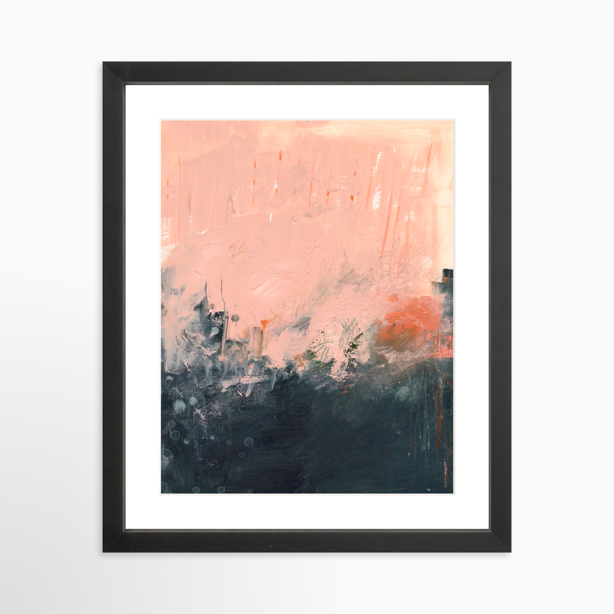 11x14 / Black Frame + White Mat