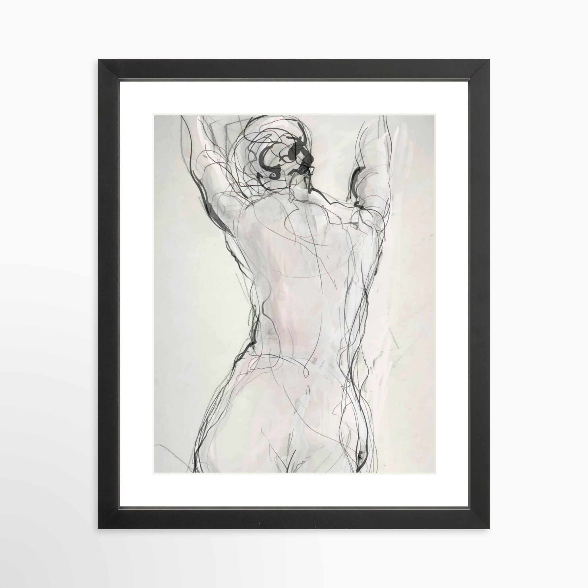 11x14 / Black Frame + White Mat