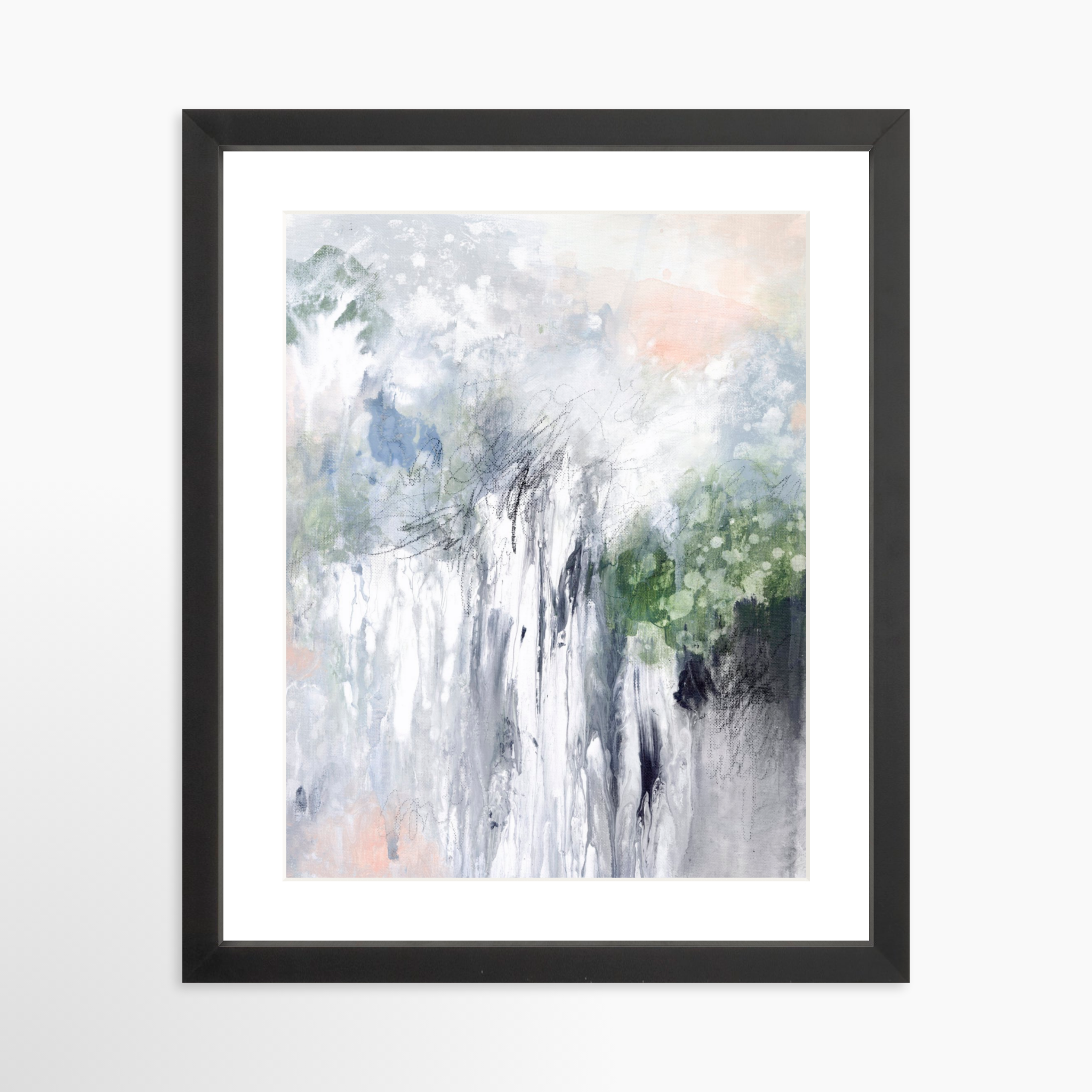 11x14 / Black Frame + White Mat