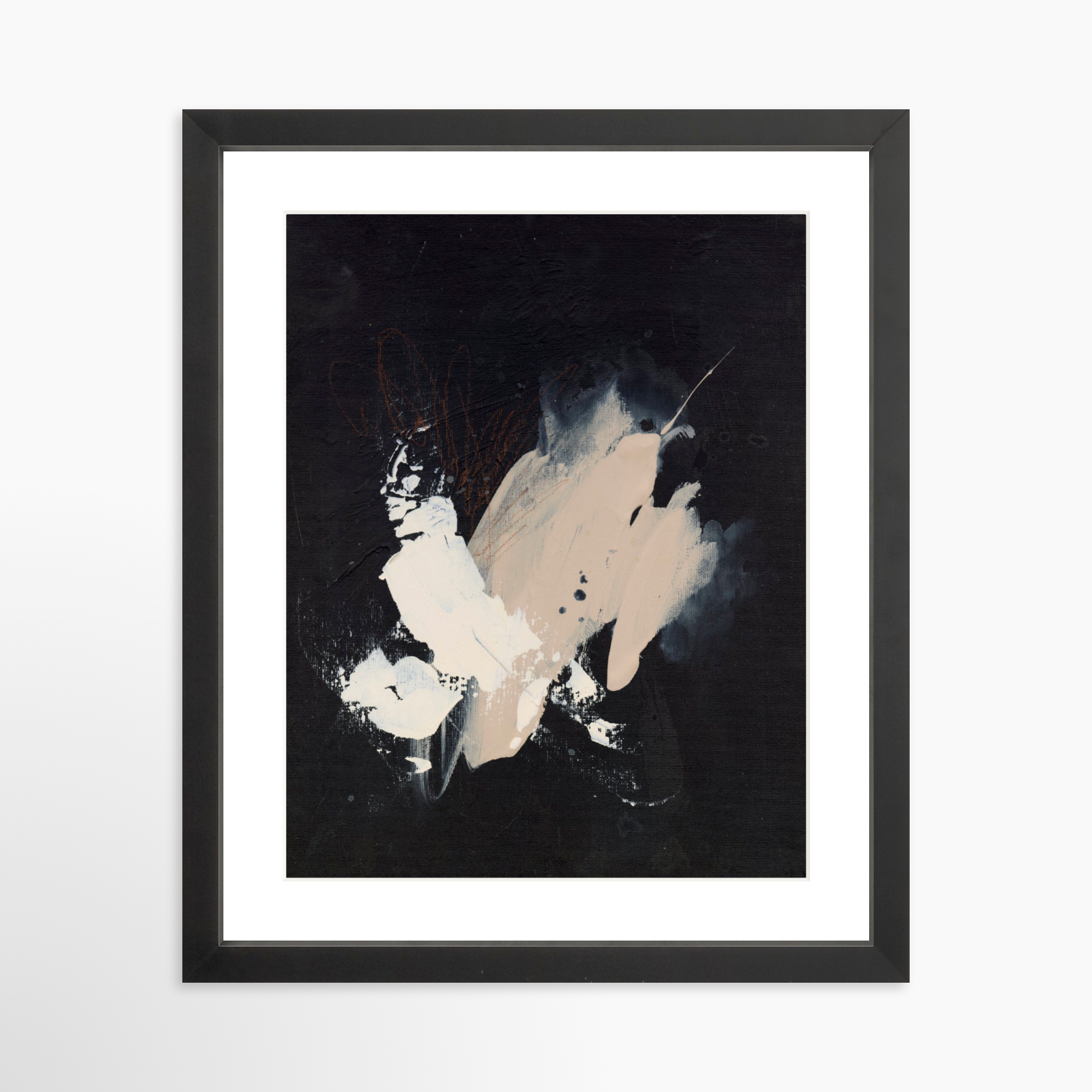 11x14 / Black Frame + White Mat