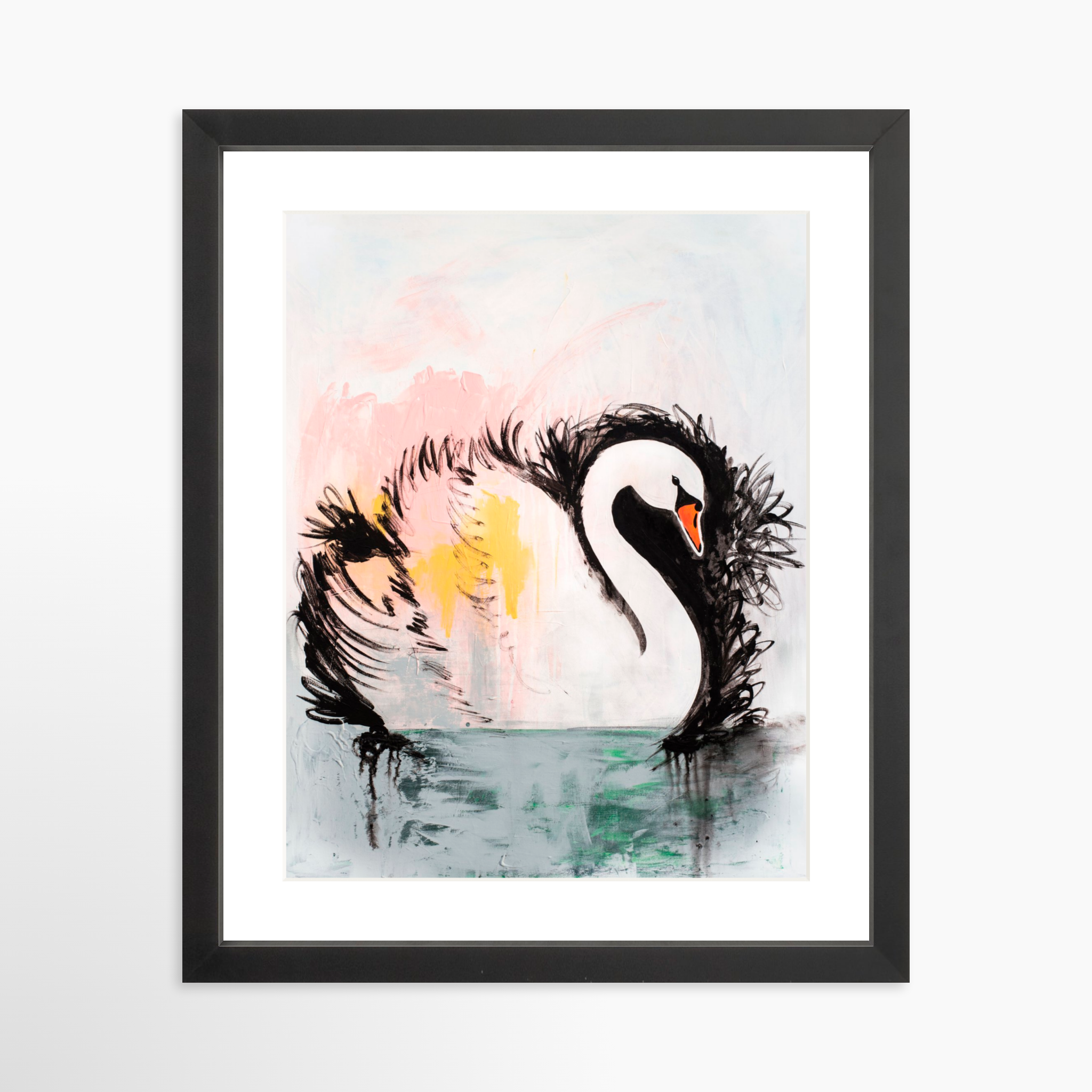 11x14 / Black Frame + White Mat