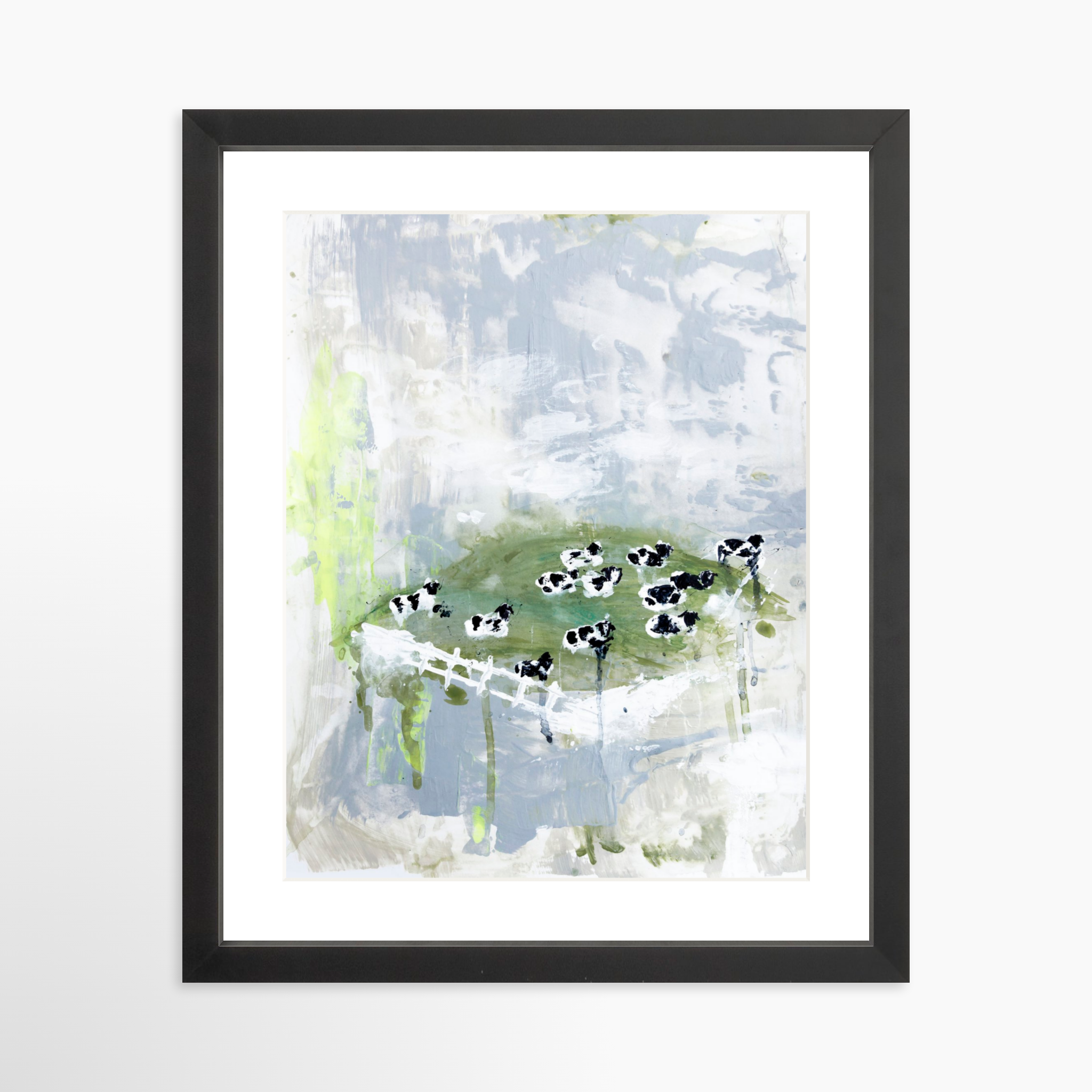 11x14 / Black Frame + White Mat