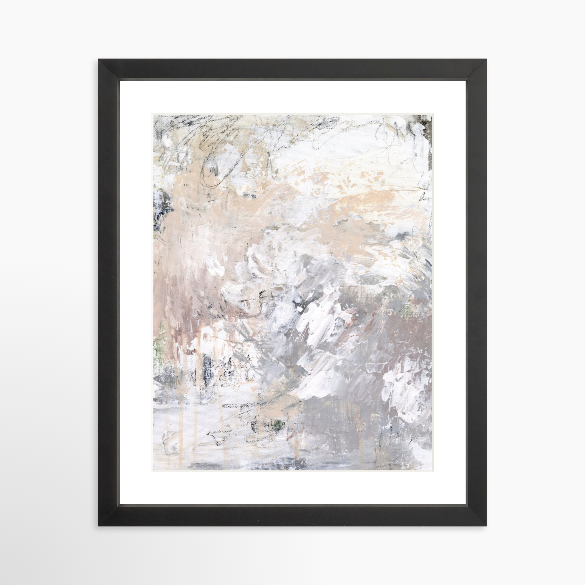 11x14 / Black Frame + White Mat